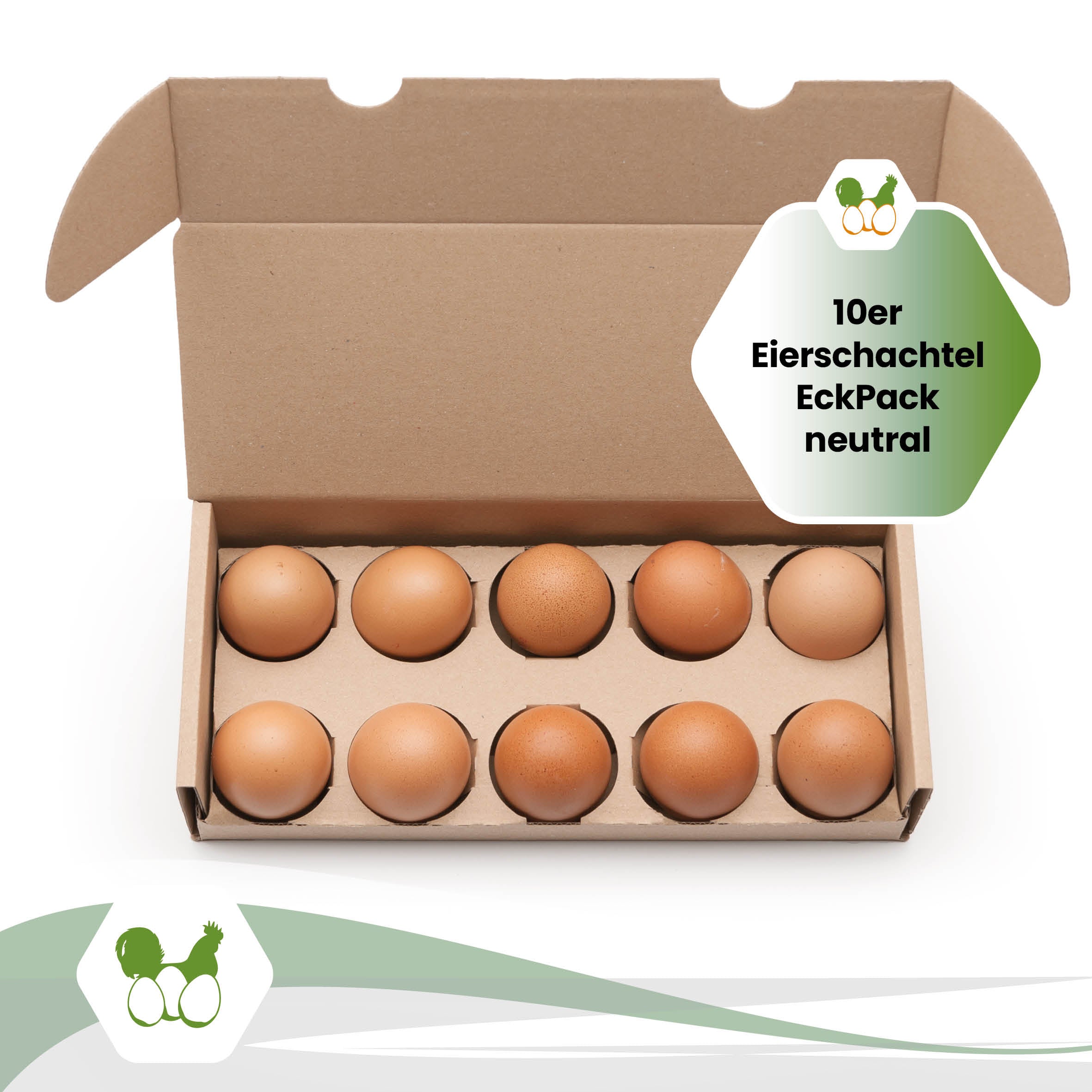 10er EckPack neutral "10er Eierschachtel EckPack neutral"