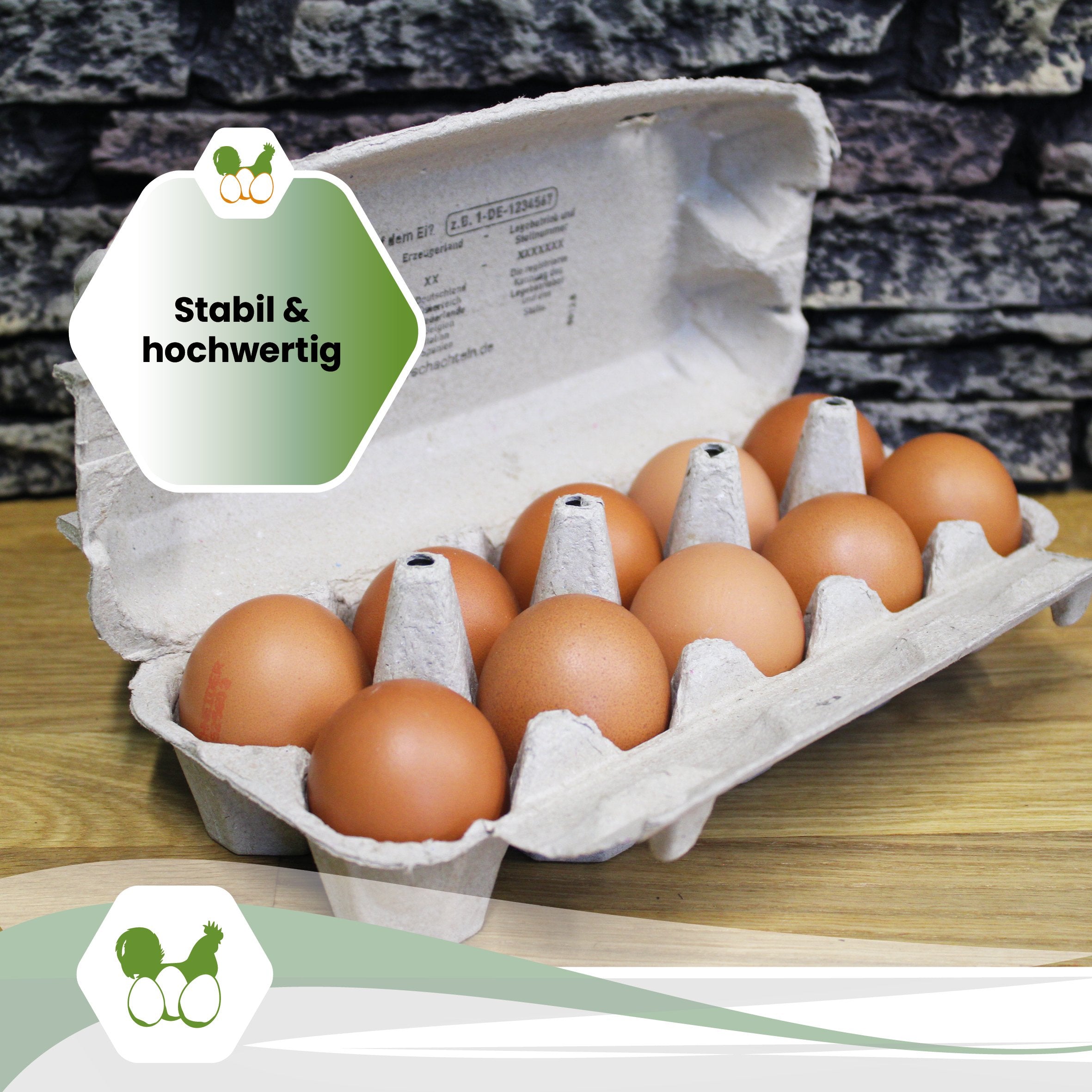 10er EuroPack mit Etikett "Stabil & hochwertig"