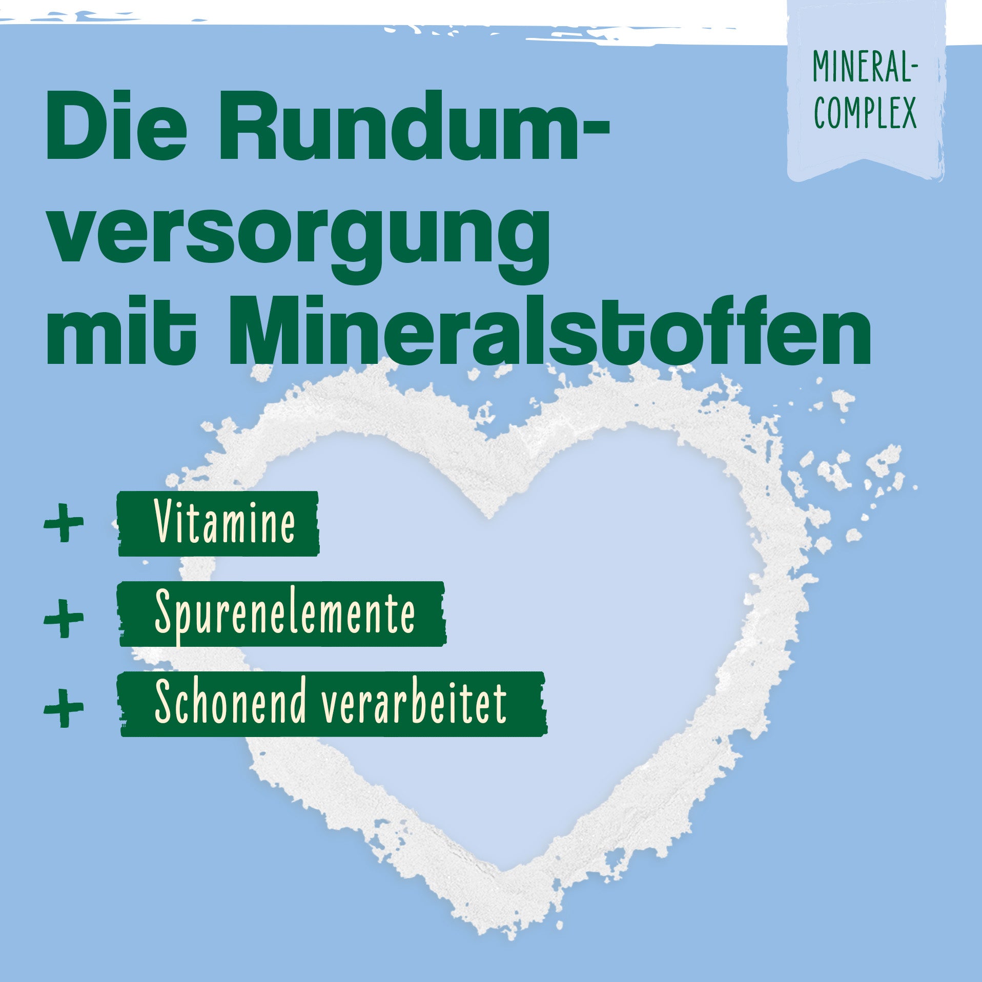 MineralPlus mit Kalzium für Hühner "Vitamine, Spurenelemente, schonend verarbeitet"