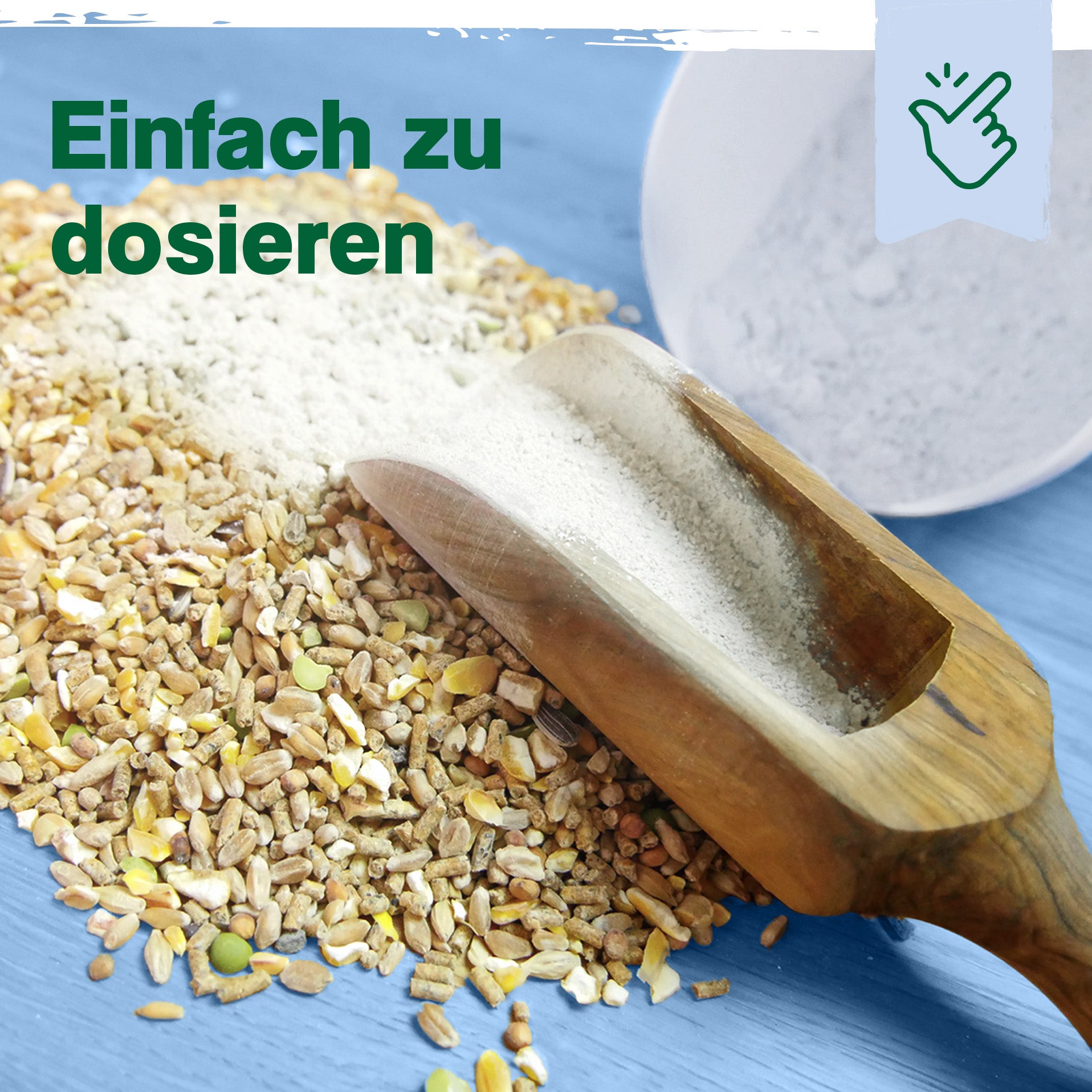 MineralPlus mit Kalzium für Hühner "Einfach zu dosieren"