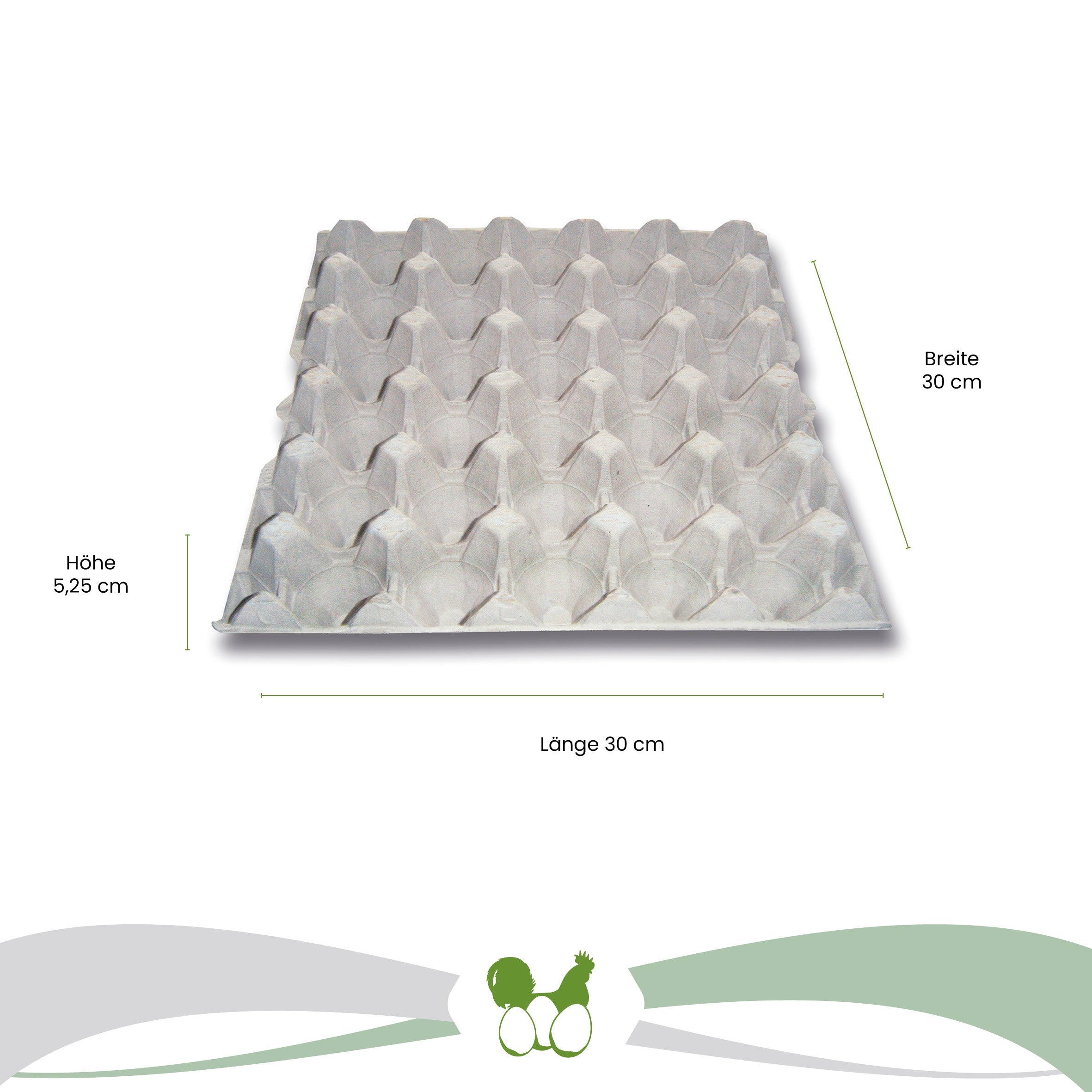 30er Höckerlage Maße: "Breite 3 cm x Länge 30 cm x Höhe 5,25 cm"