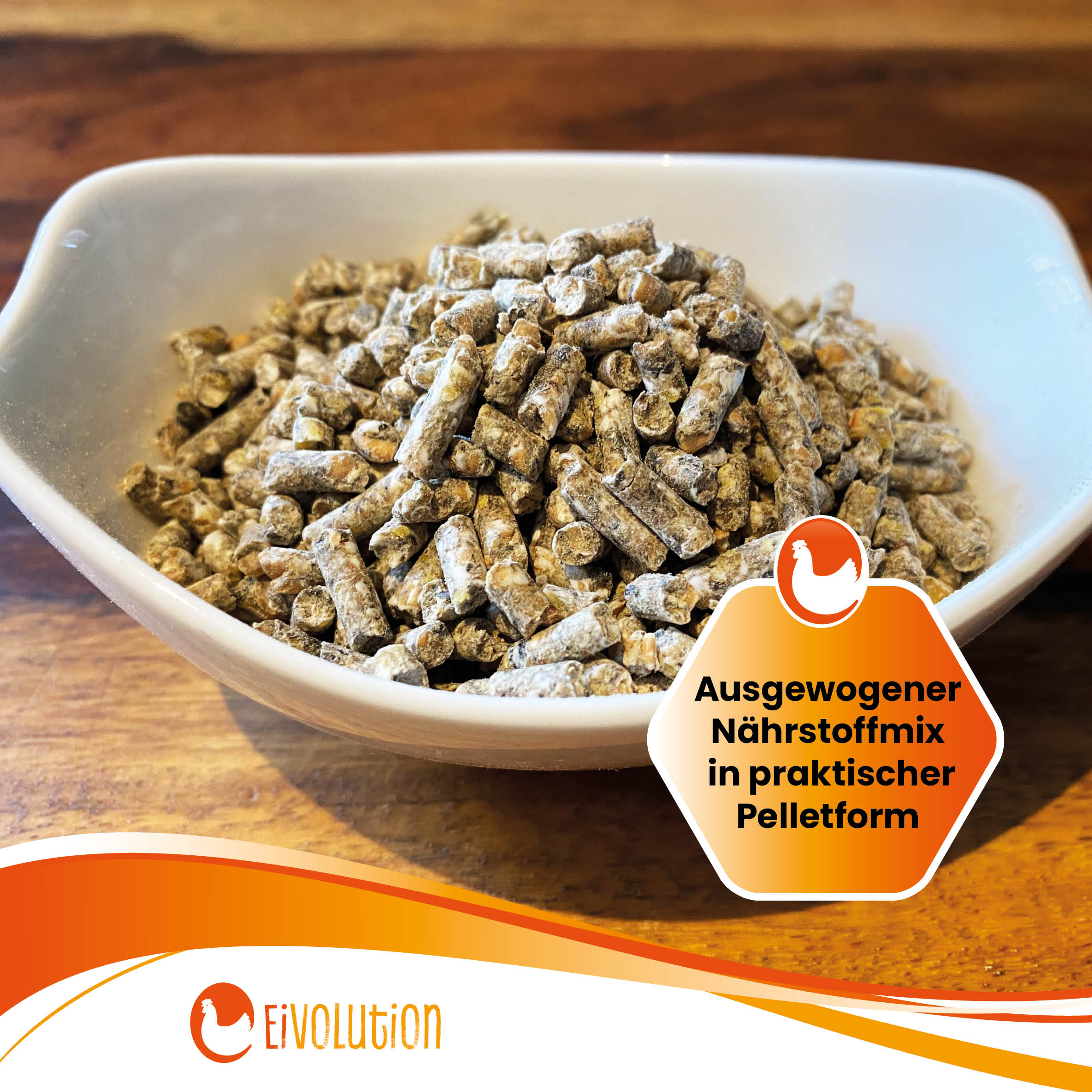 Bio-Hühnerfutter Pellets mit Oregano-Kräutermix "Ausgewogener Nährstoffmix in praktischer Pelletform"