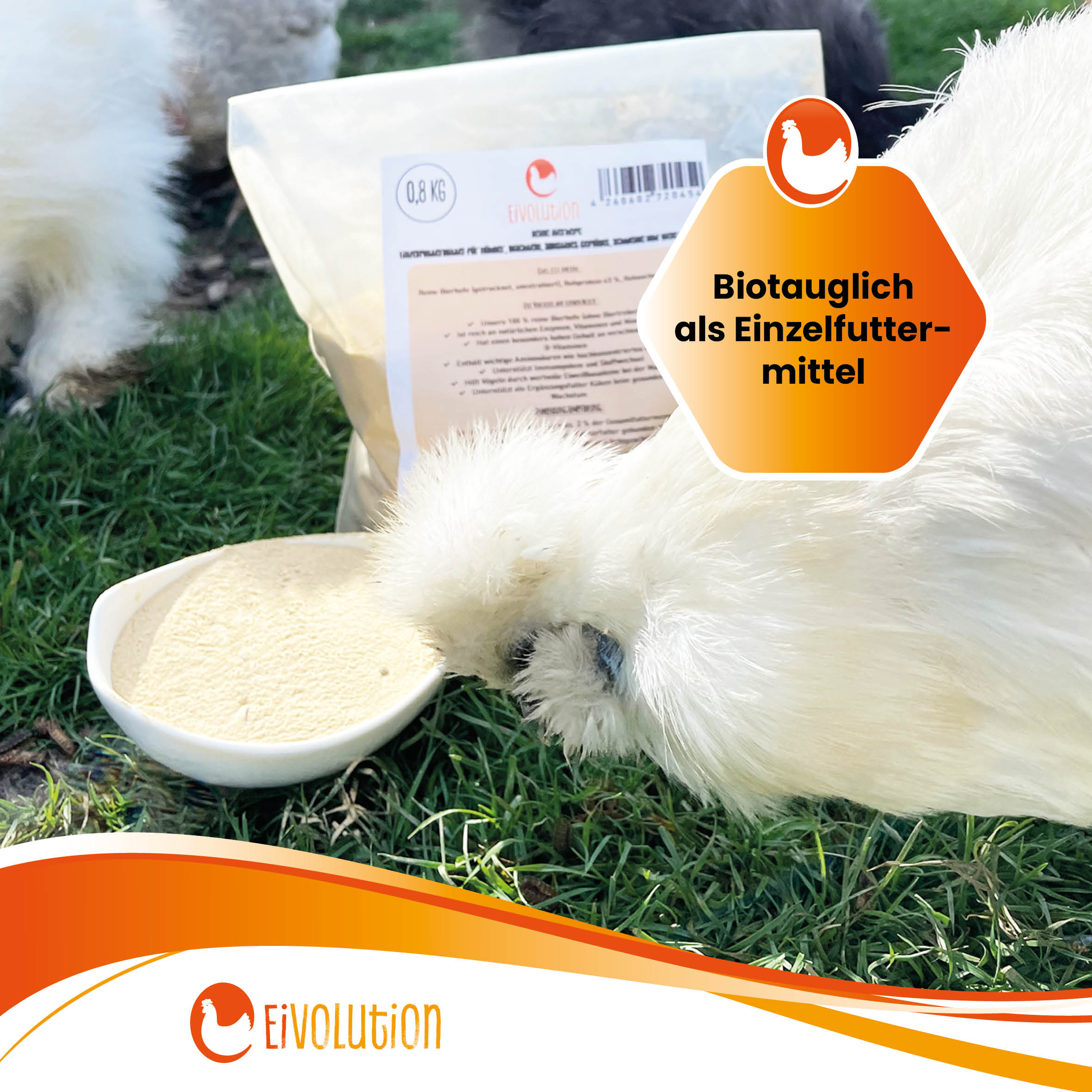 Natürliche Bierhefe "Biotauglich als Einzelfuttermittel"