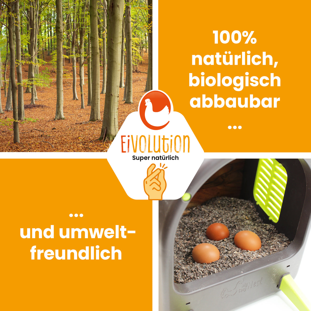 Buchweizenhülsen-Streu "100% natürlich, biologisch abbaubar und umweltfreundlich"