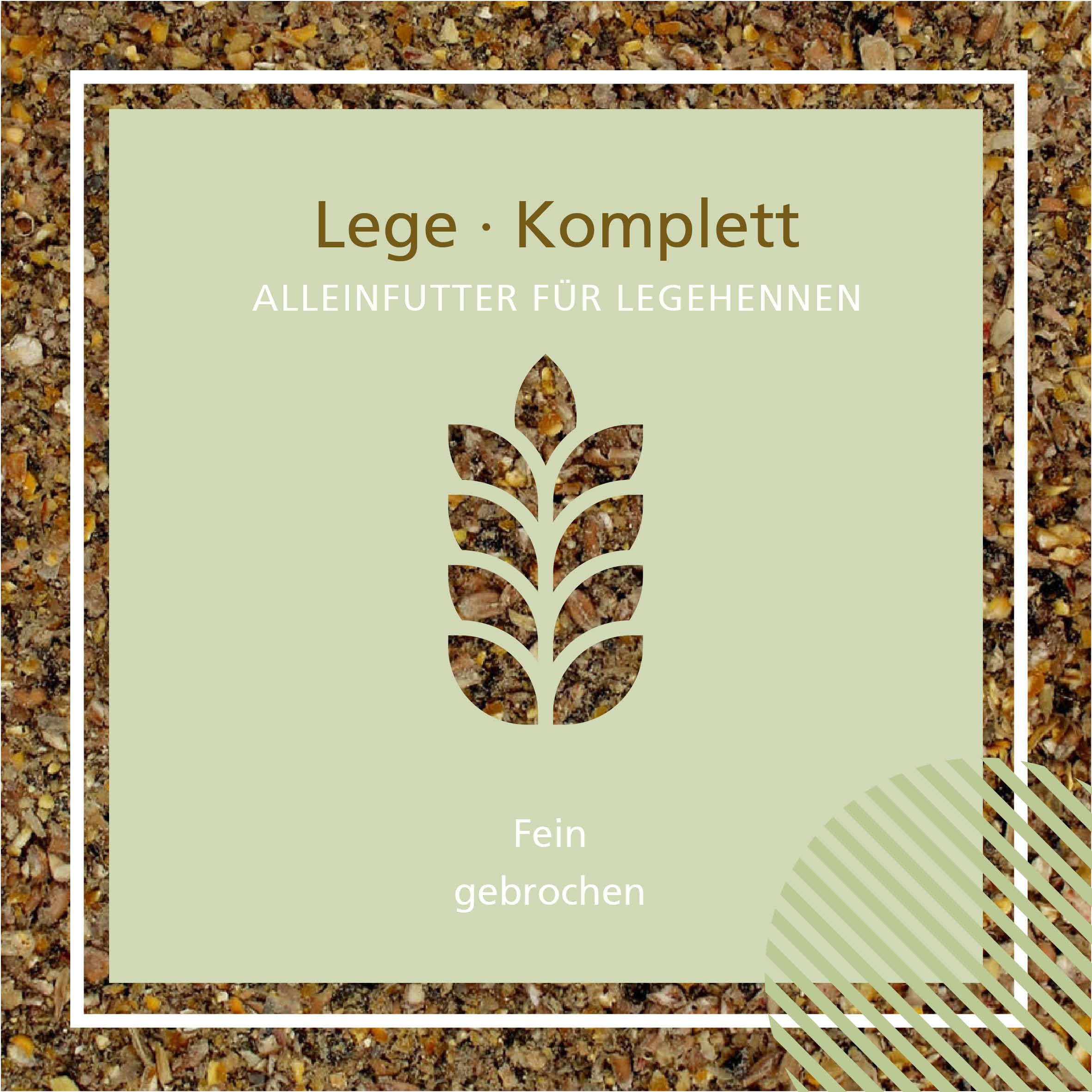 Carl Wolf Lege Komplett - Alleinfuttermittel für Legehennen, fein gebrochen