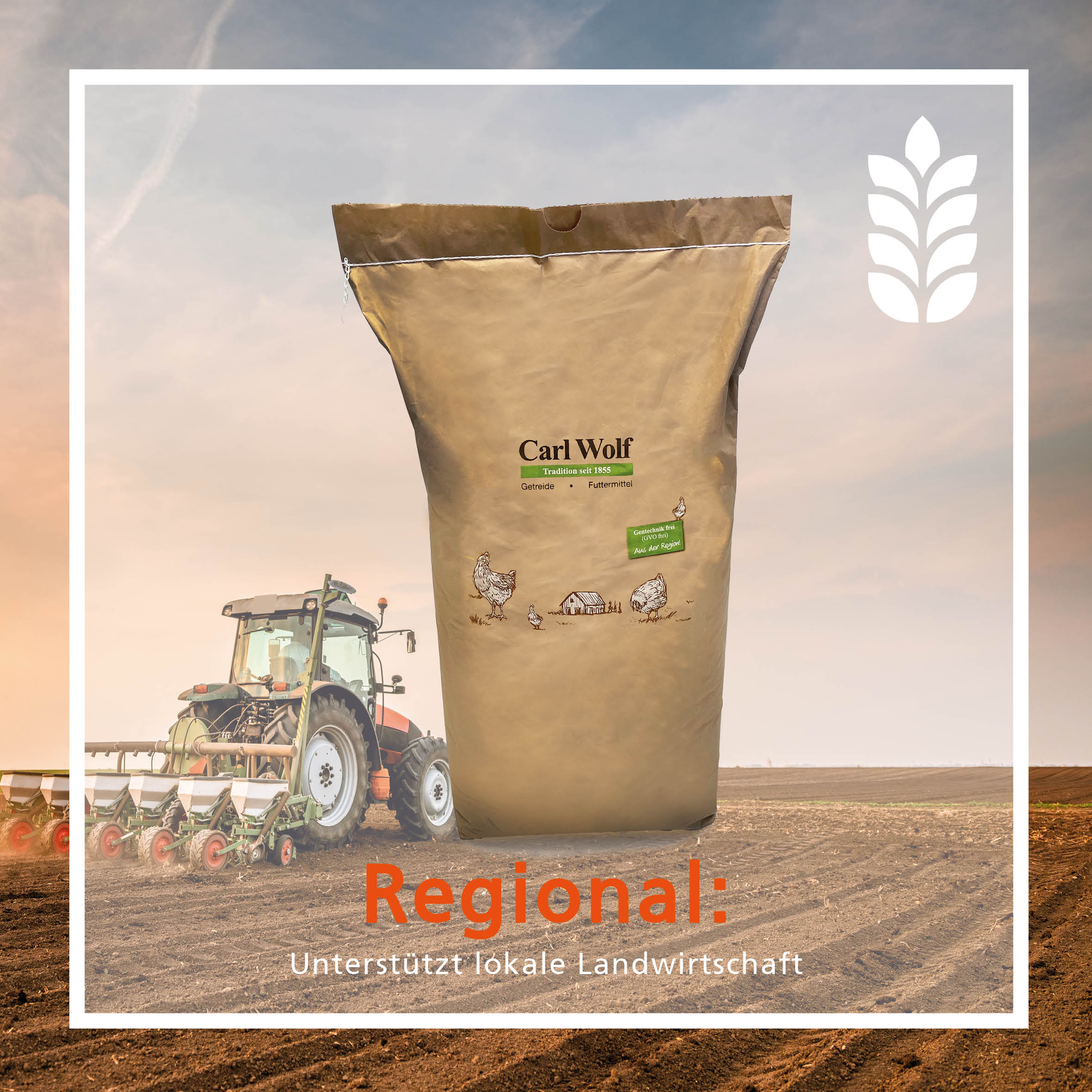 Carl Wolf Lege Komplett - Regional: Unterstützt lokale Landwirtschaft