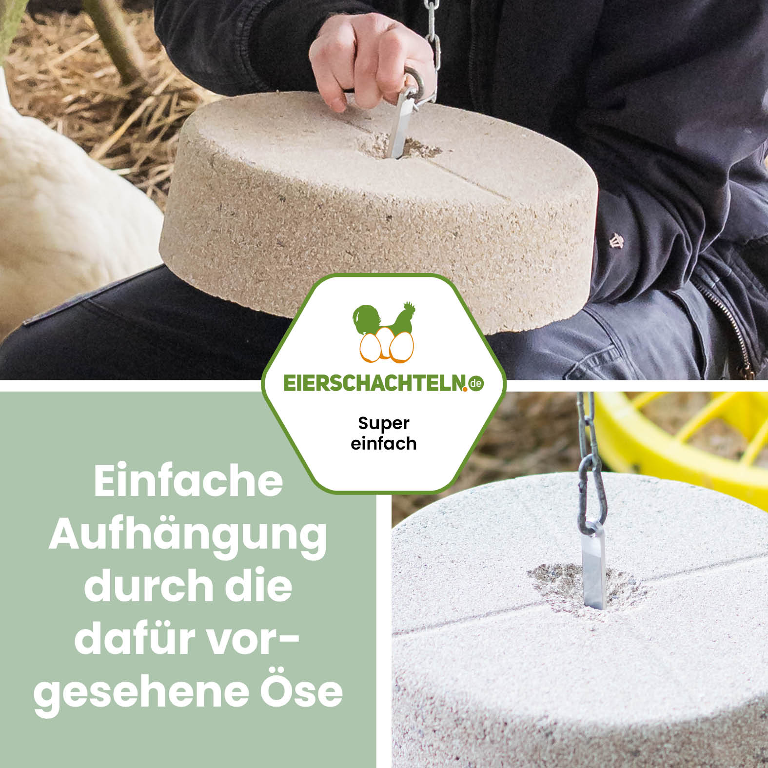 Edelstahlhalterung für gelochte 10 kg Picksteine