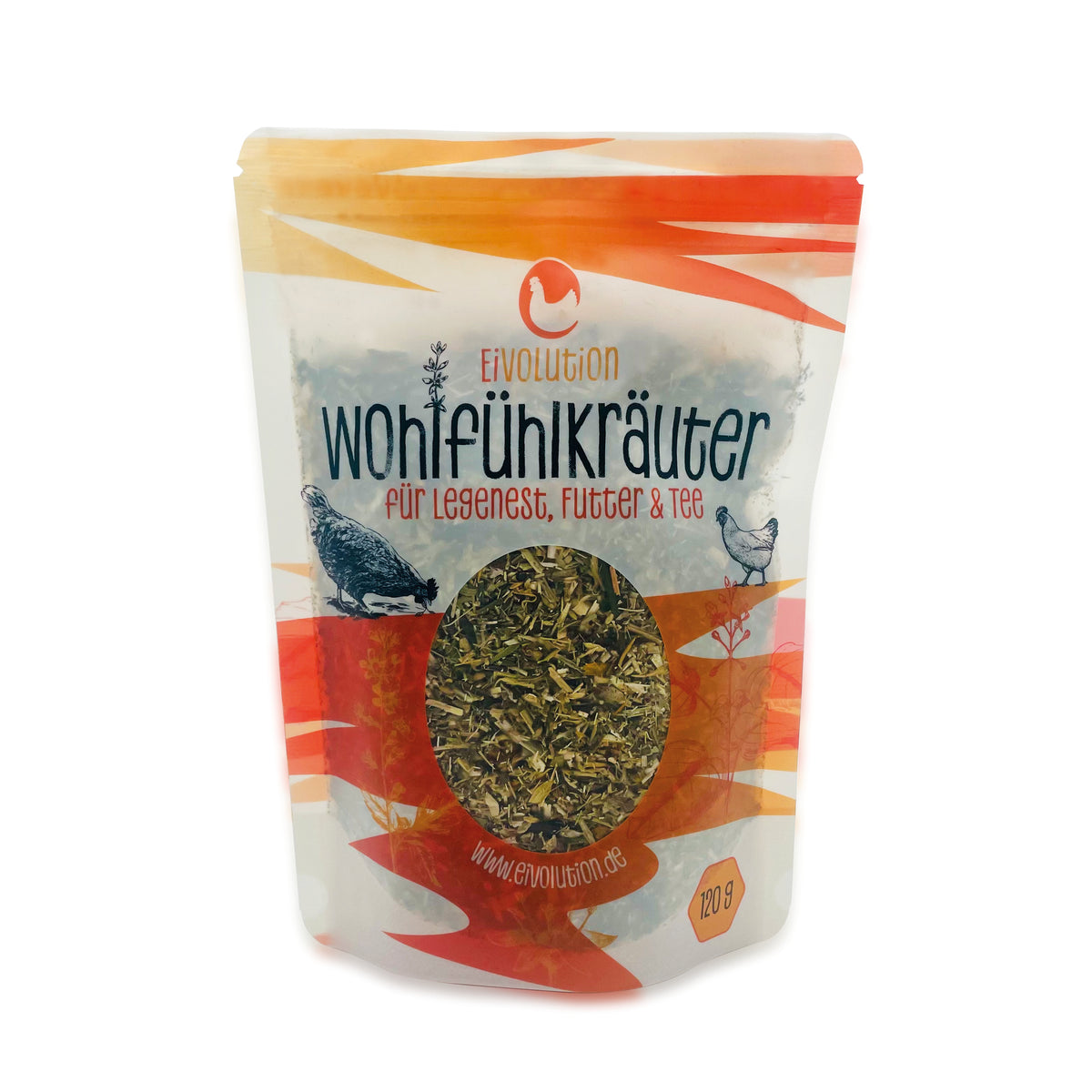 Wohlfühlkräuter für Nest, Tee und Futter, im Beutel