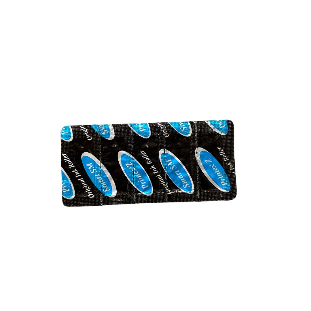 Farbrollen für Printex Smart Preisauszeichner Spezialumbau – 5er Blisterpack, Rückseite