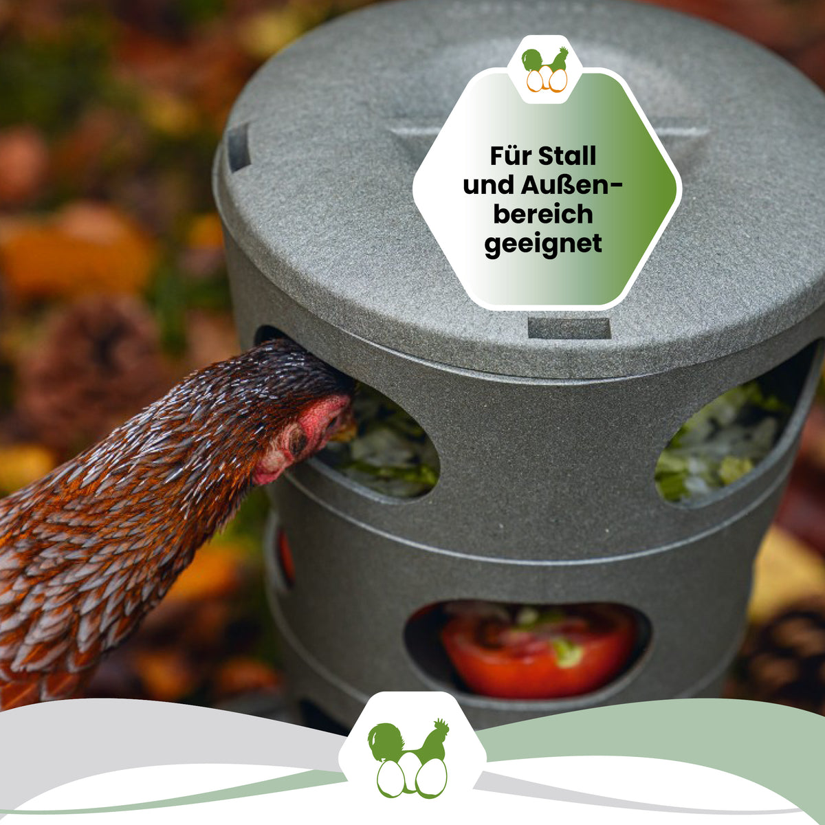 Futterturm Beeztees eco friendly , 36 cm "Für Stall und Außenbereich geeignet"