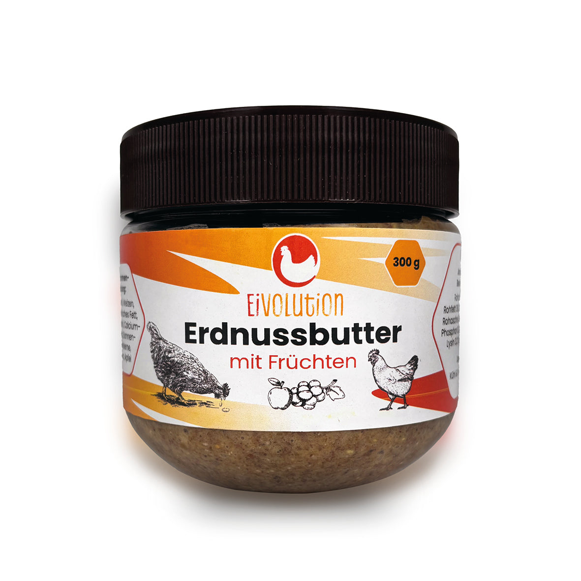 Erdnussbutter mit Früchten – Snack & Ergänzungsfutter 300 g