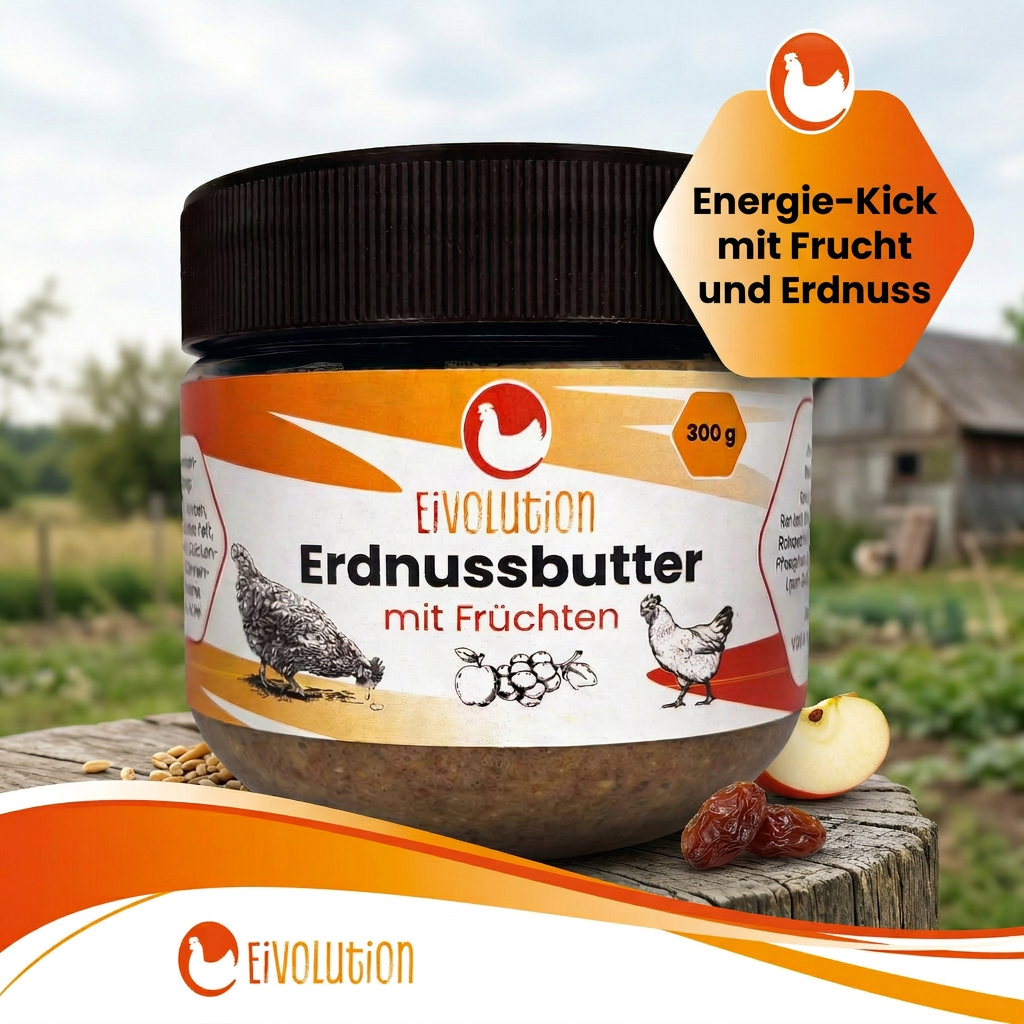 Erdnussbutter mit Früchten – Snack & Ergänzungsfutter 300 g