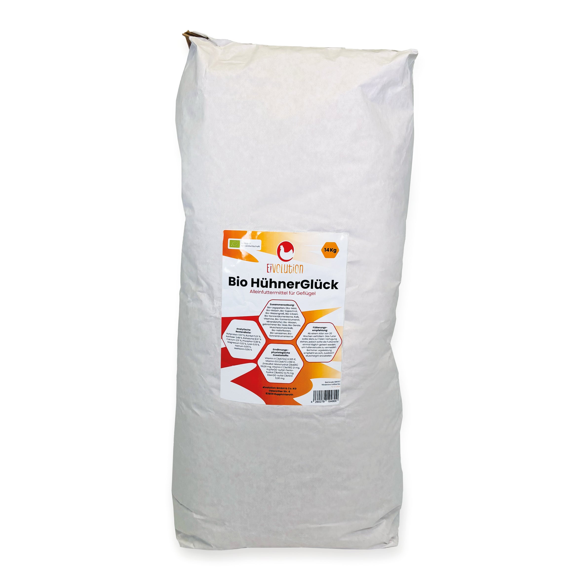 Bio HühnerGlück – Natürlicher Futter-Mix
