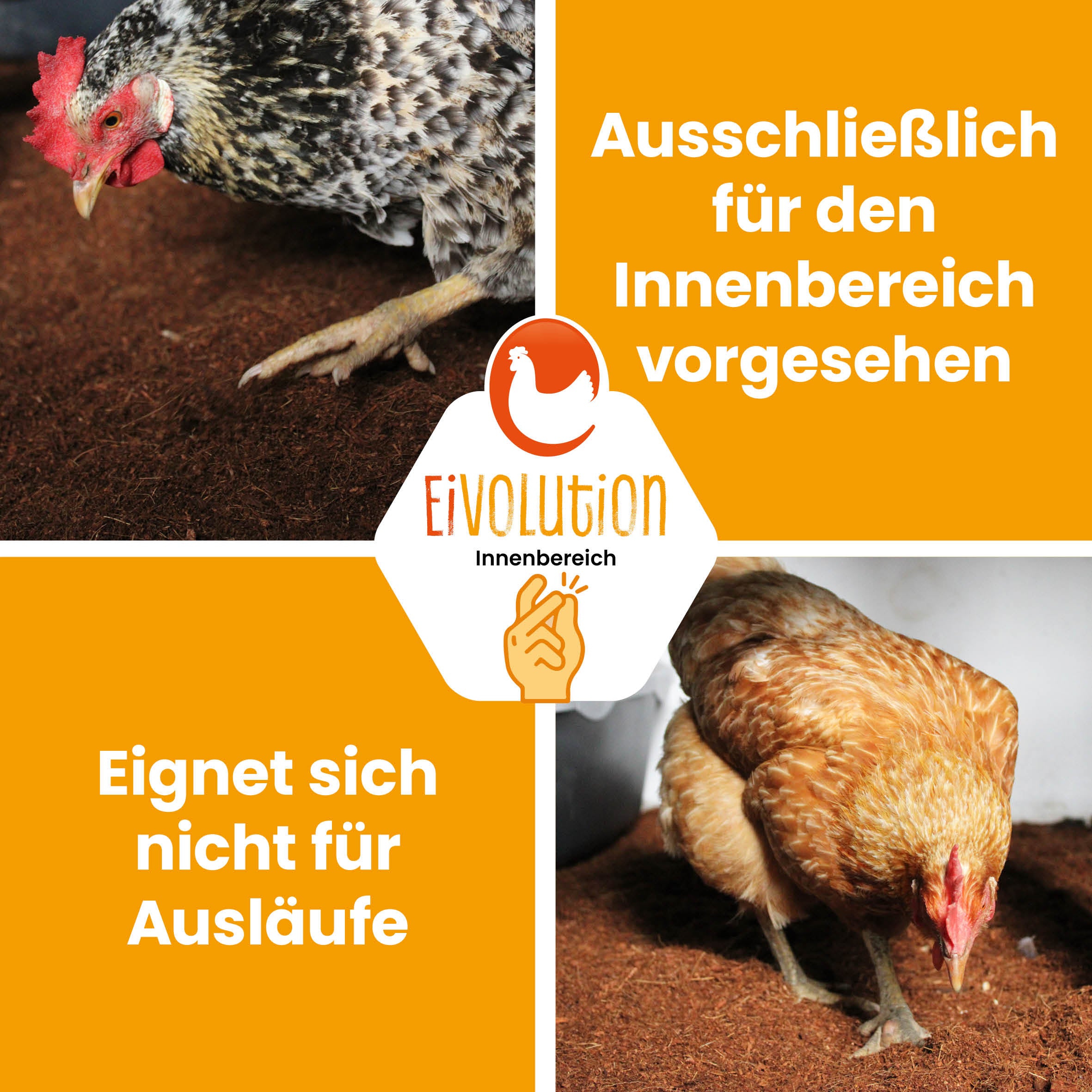 Kokoseinstreu 18 kg (2×9 kg) – saugstark, natürlich & hypoallergen für Hühner, Wachteln & Kleintiere