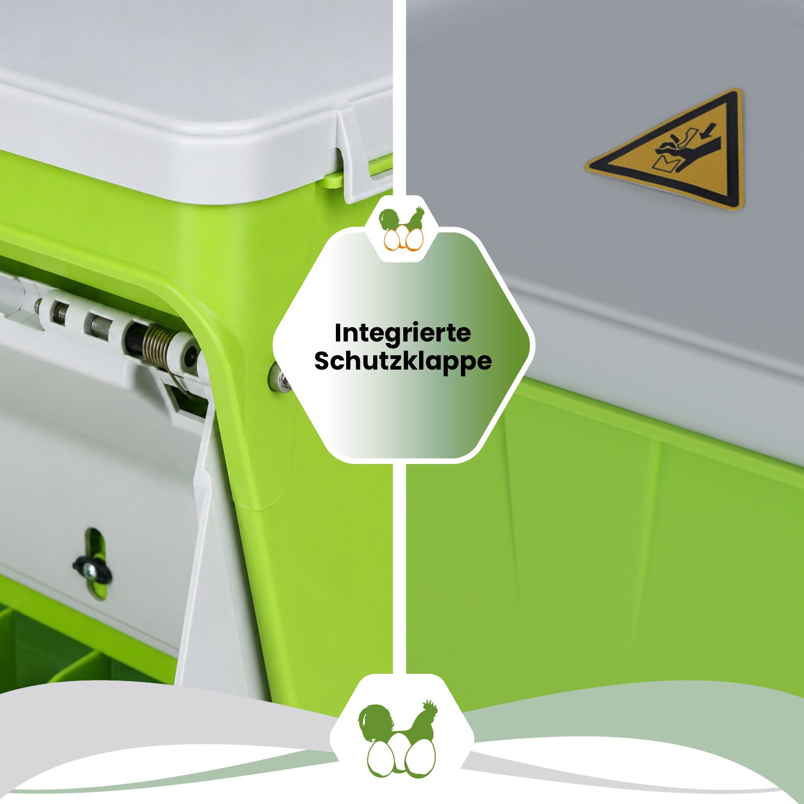SmartCoop Futterautomat mit Schutzklappe