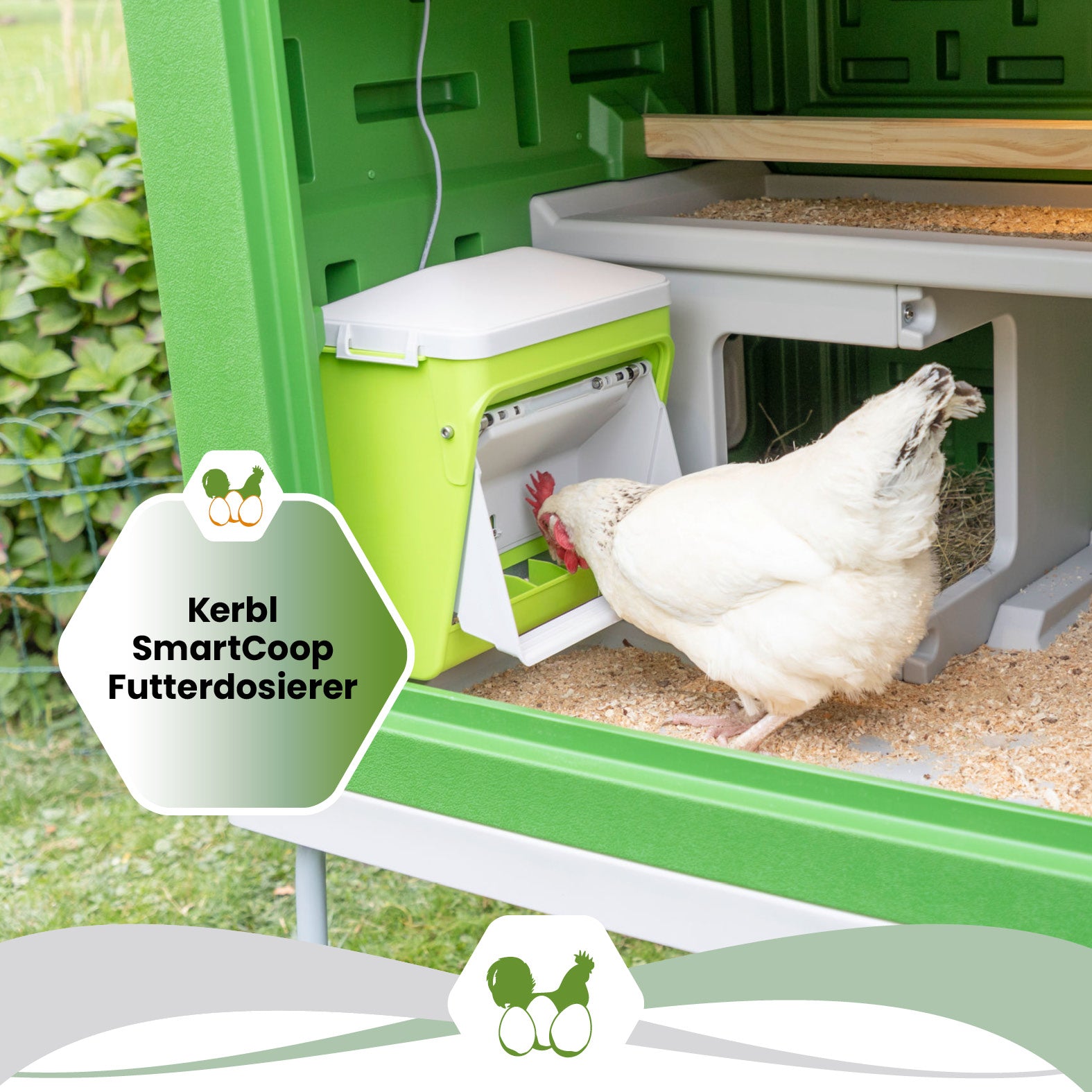 SmartCoop Futterdosierer mit Füllstandsensor
