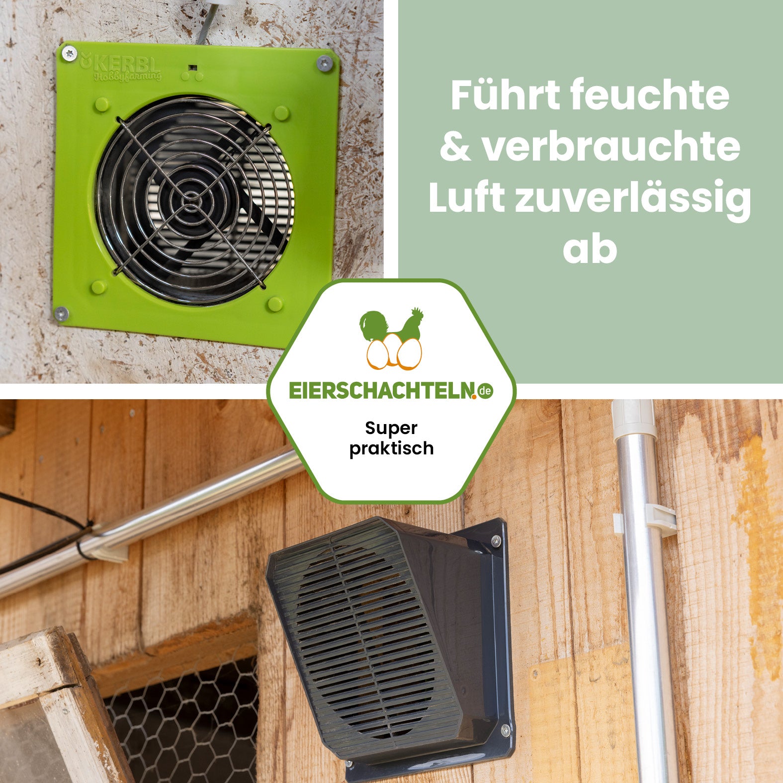 SmartCoop Stallentlüftung für ein gesundes Stallklima