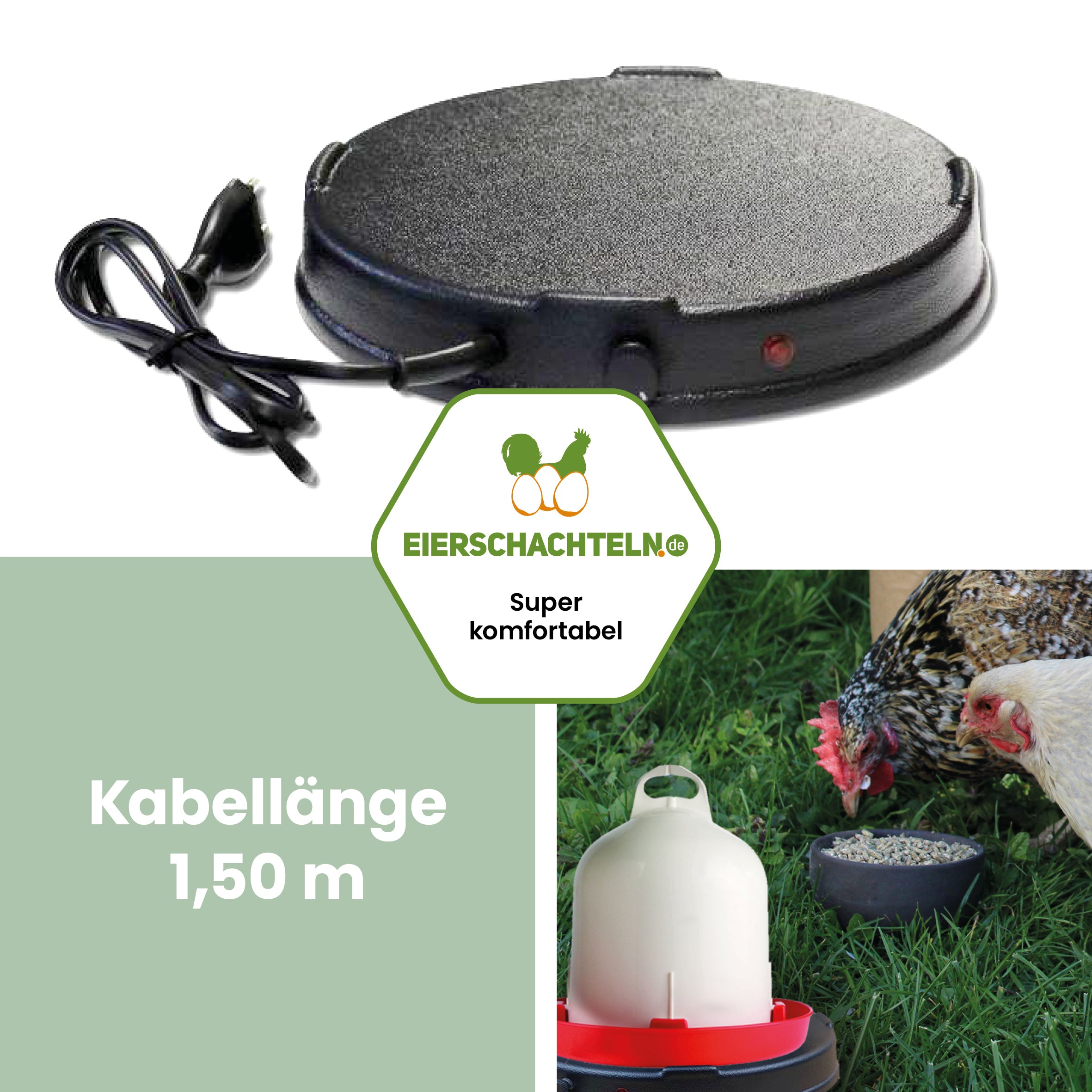 Tränkenwärmer "Kabellänge 1,50 m"