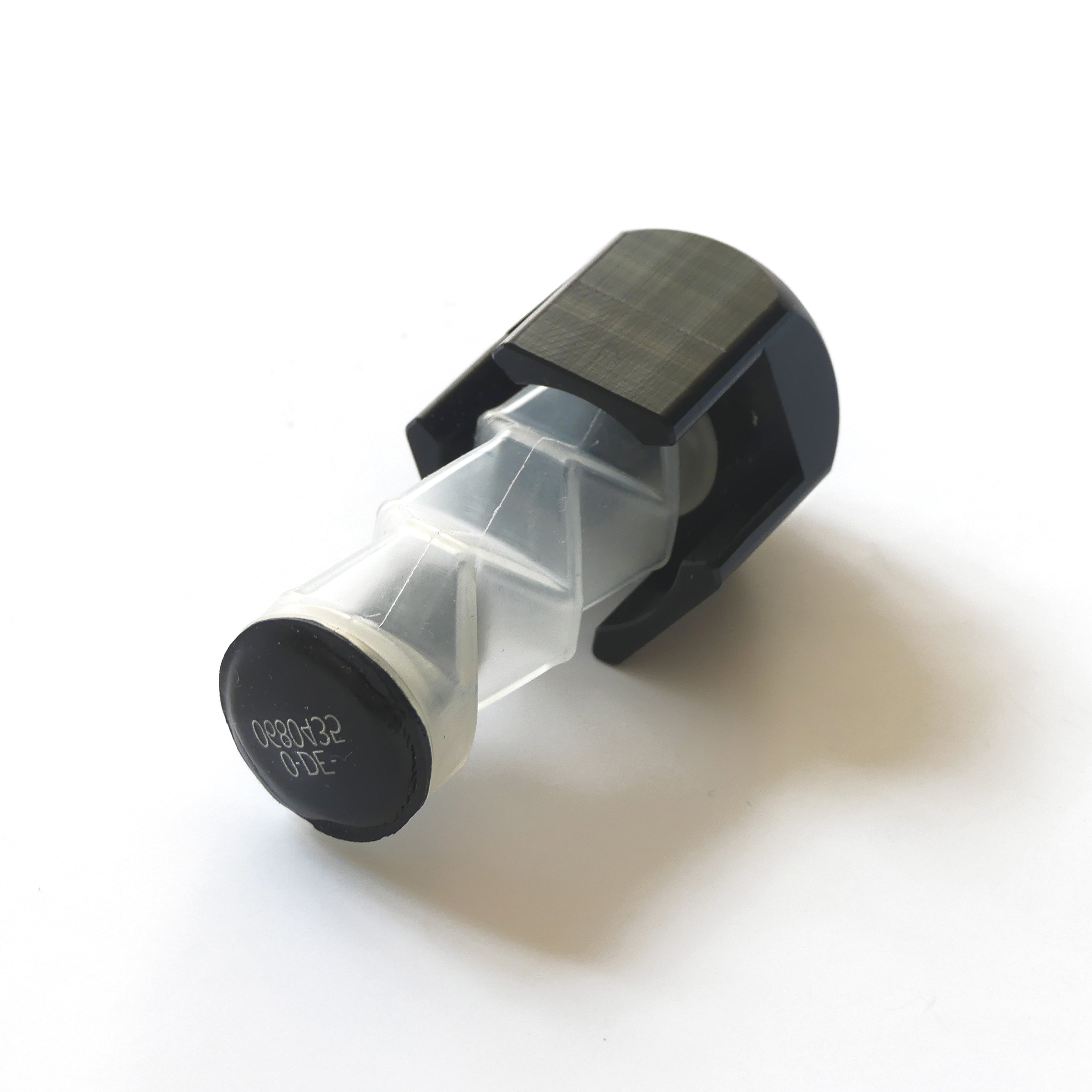 Eierstempel zur Eierkennzeichnung für ein Ei (Einzelstempel Egg-Flex), liegend