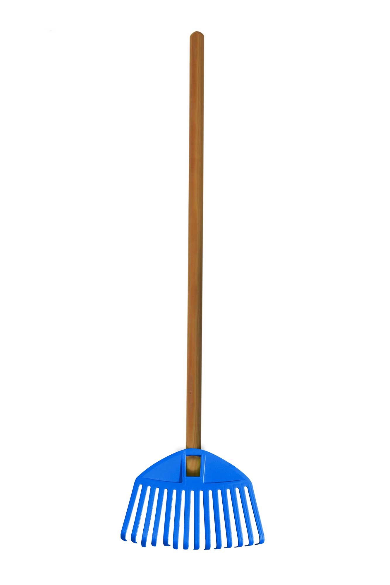 Hühnerhäufchen-Harke, blau