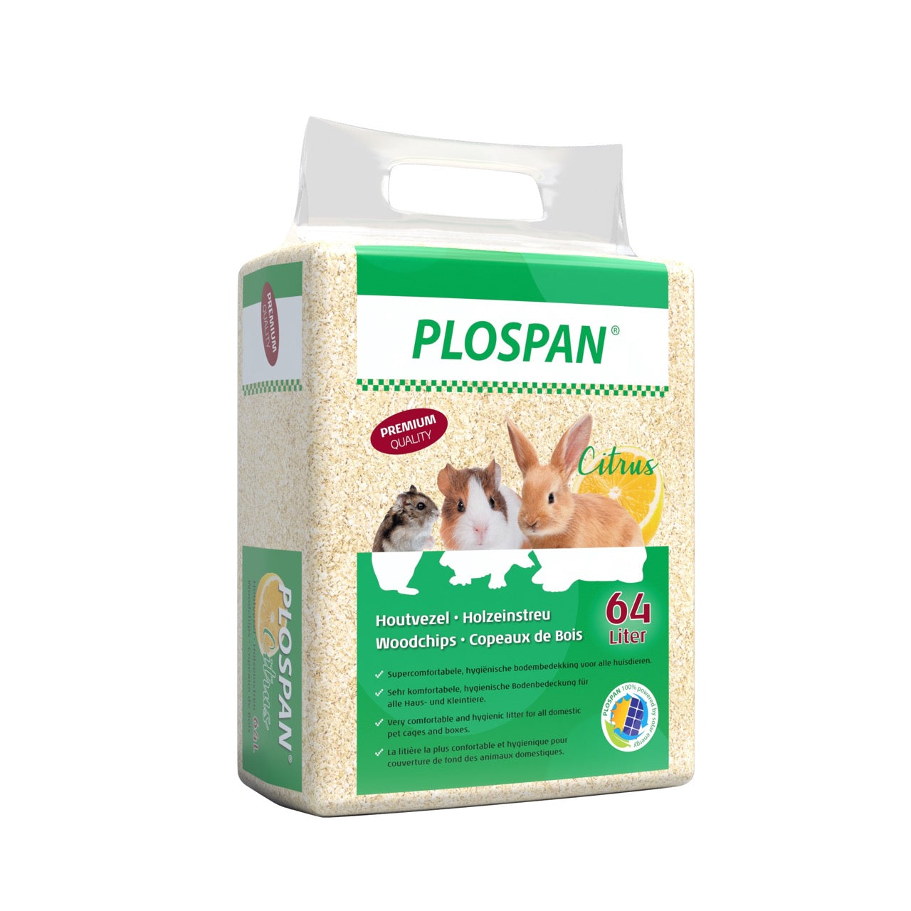 Hobelspäne Einstreu "Zitrone" - 4 kg, im Sack