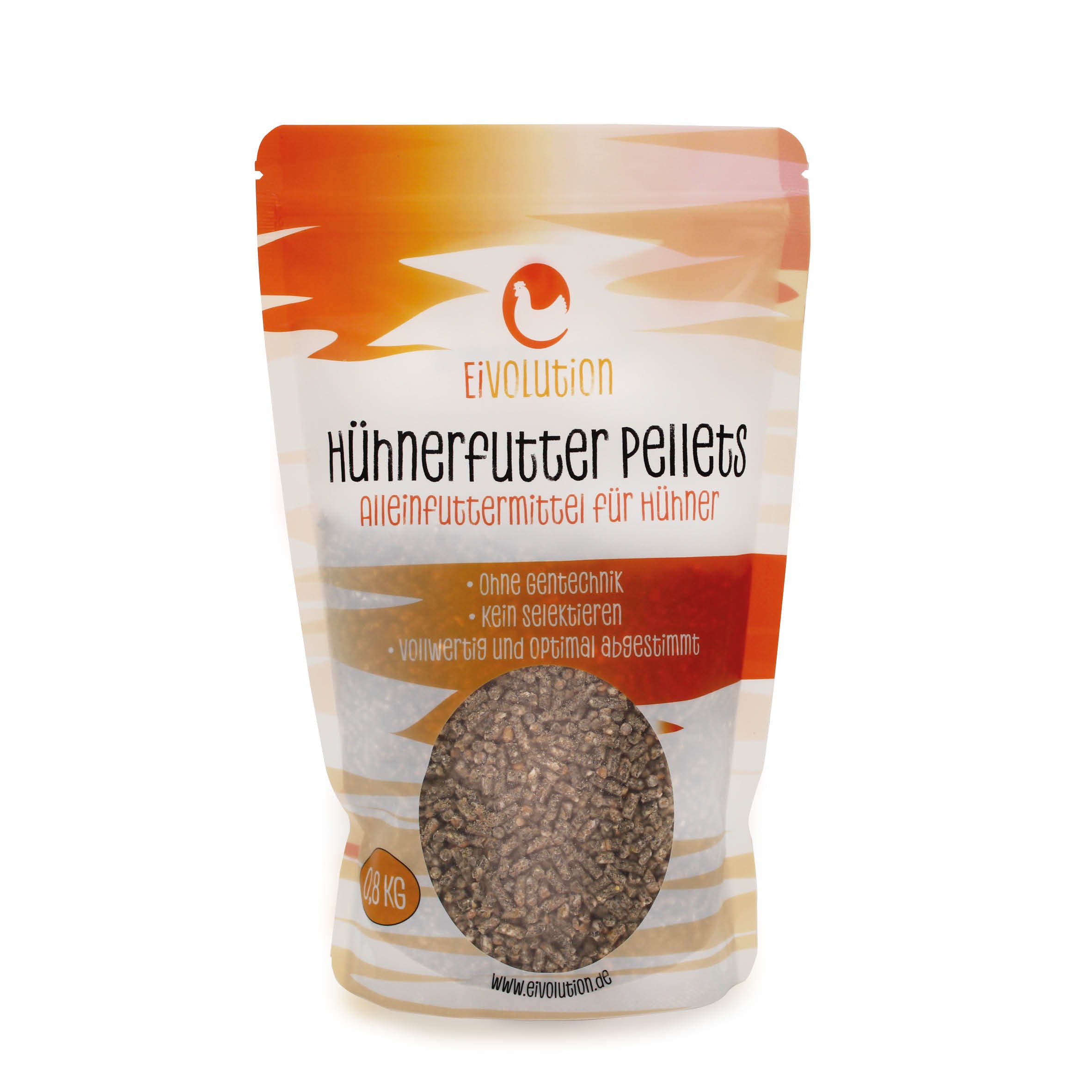 Bio-Hühnerfutter und Wachtelfutter Pellets, 0,8kg