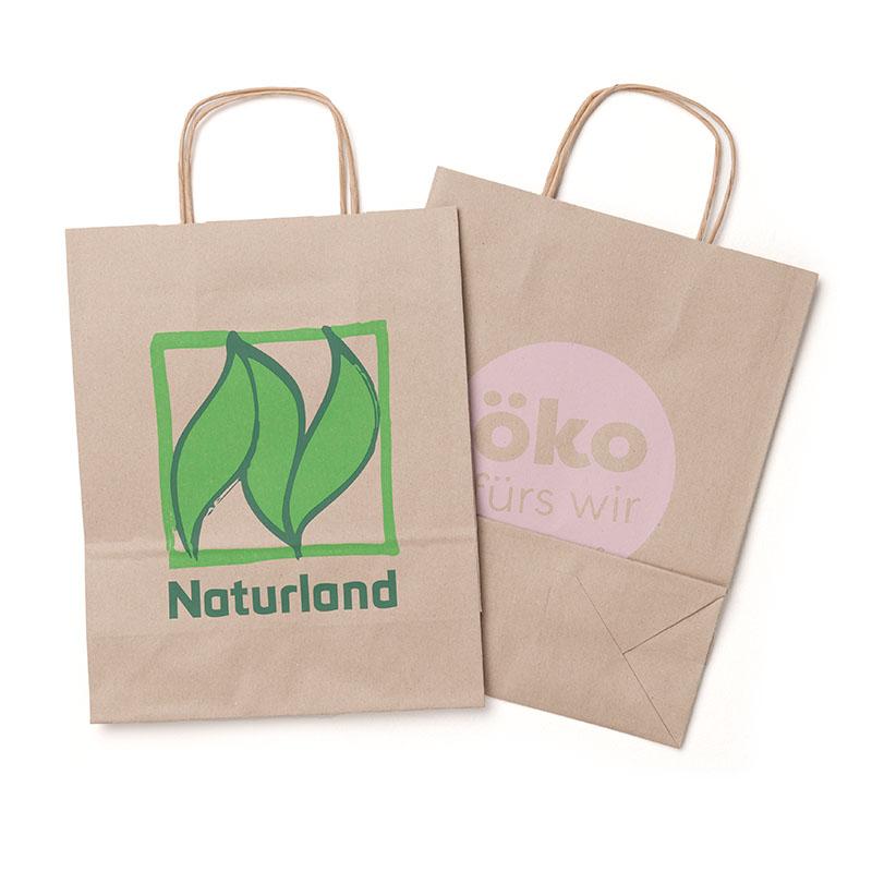 Papiertragetasche Naturland in verschiedenen Varianten