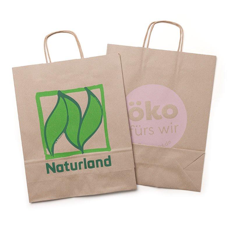 Papiertragetasche Naturland in verschiedenen Varianten