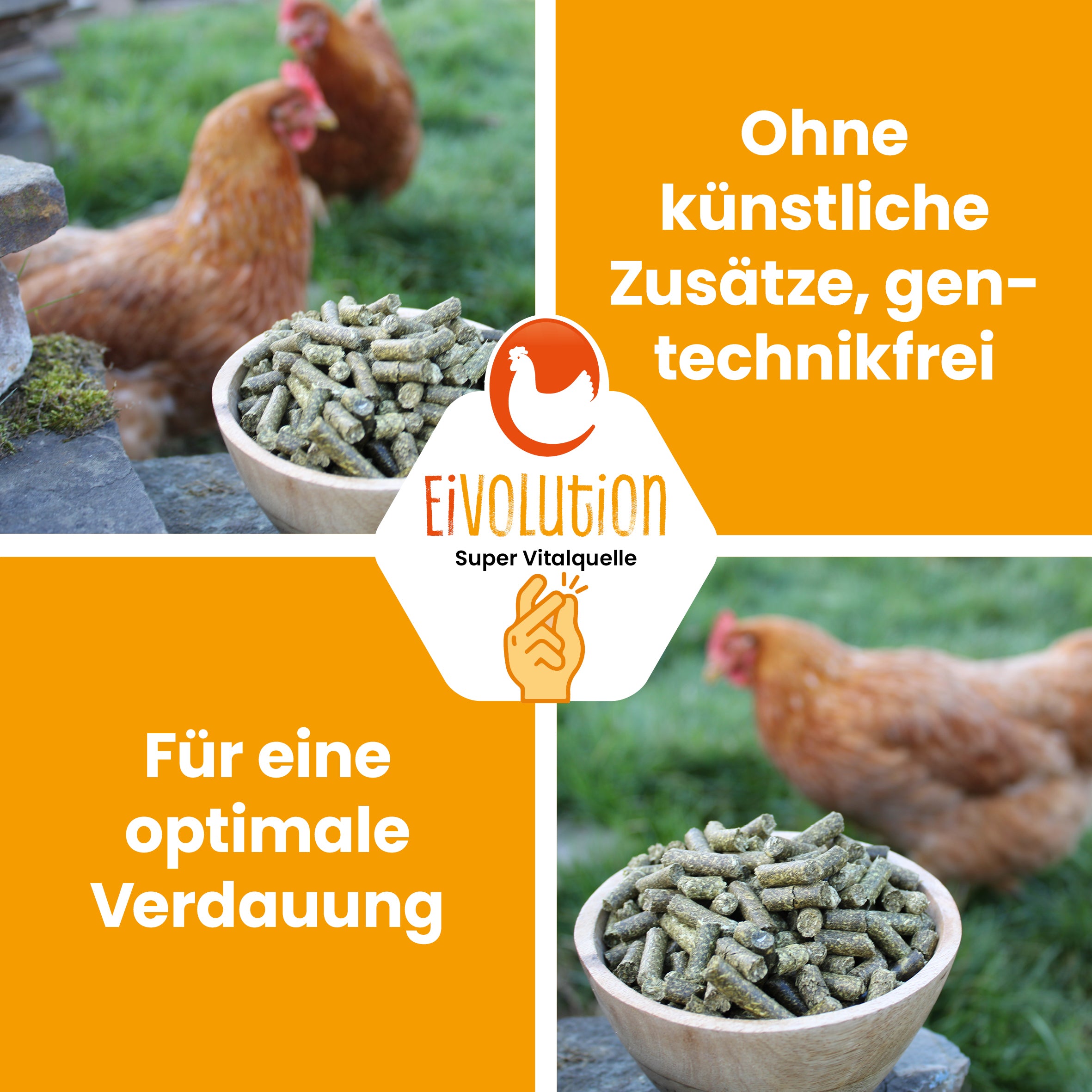Bio Luzerne Pellets für Kaninchen, Schafe, Pferde "Ohne künstliche Zusätze, gentechnikfrei für eine optimale Verdauung"