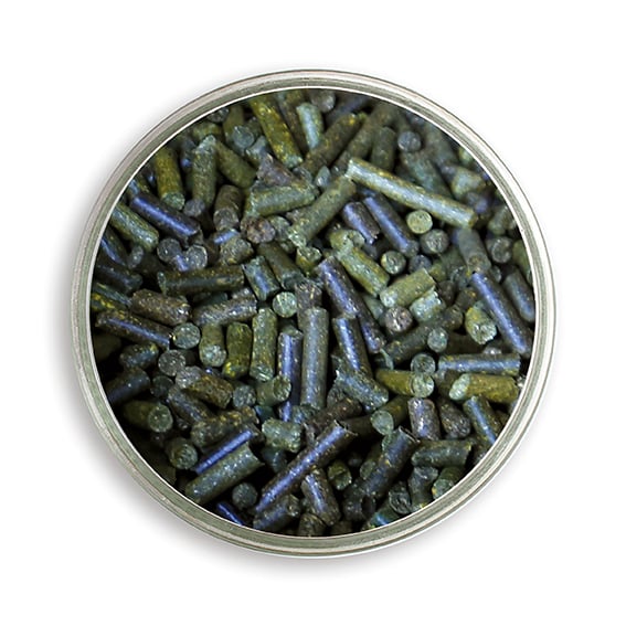 Bio Luzerne Pellets für Kaninchen, Schafe, Pferde, in der Petrischale