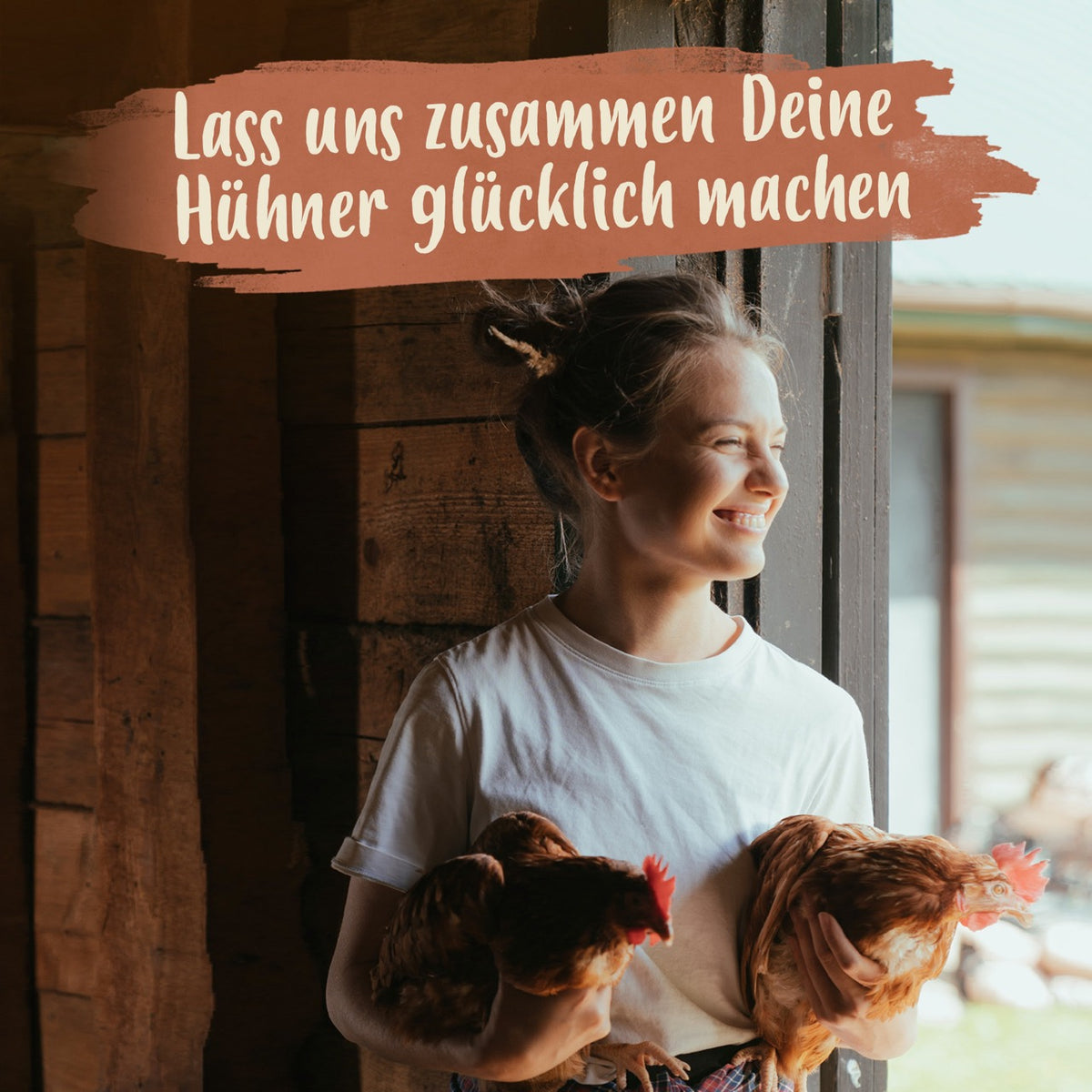 MitePowder "Lass uns zusammen Deine Hühner glücklich machen"