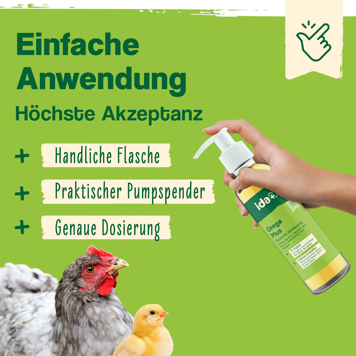 Orega Plus "Einfach zu dosieren"