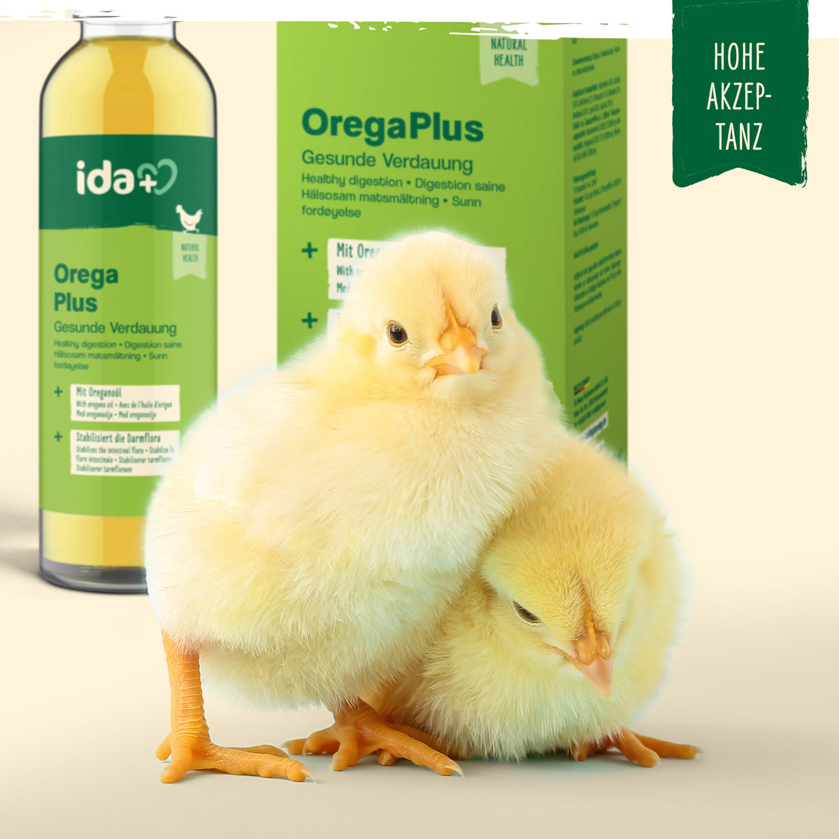 Orega Plus, mit Huhn und Küken