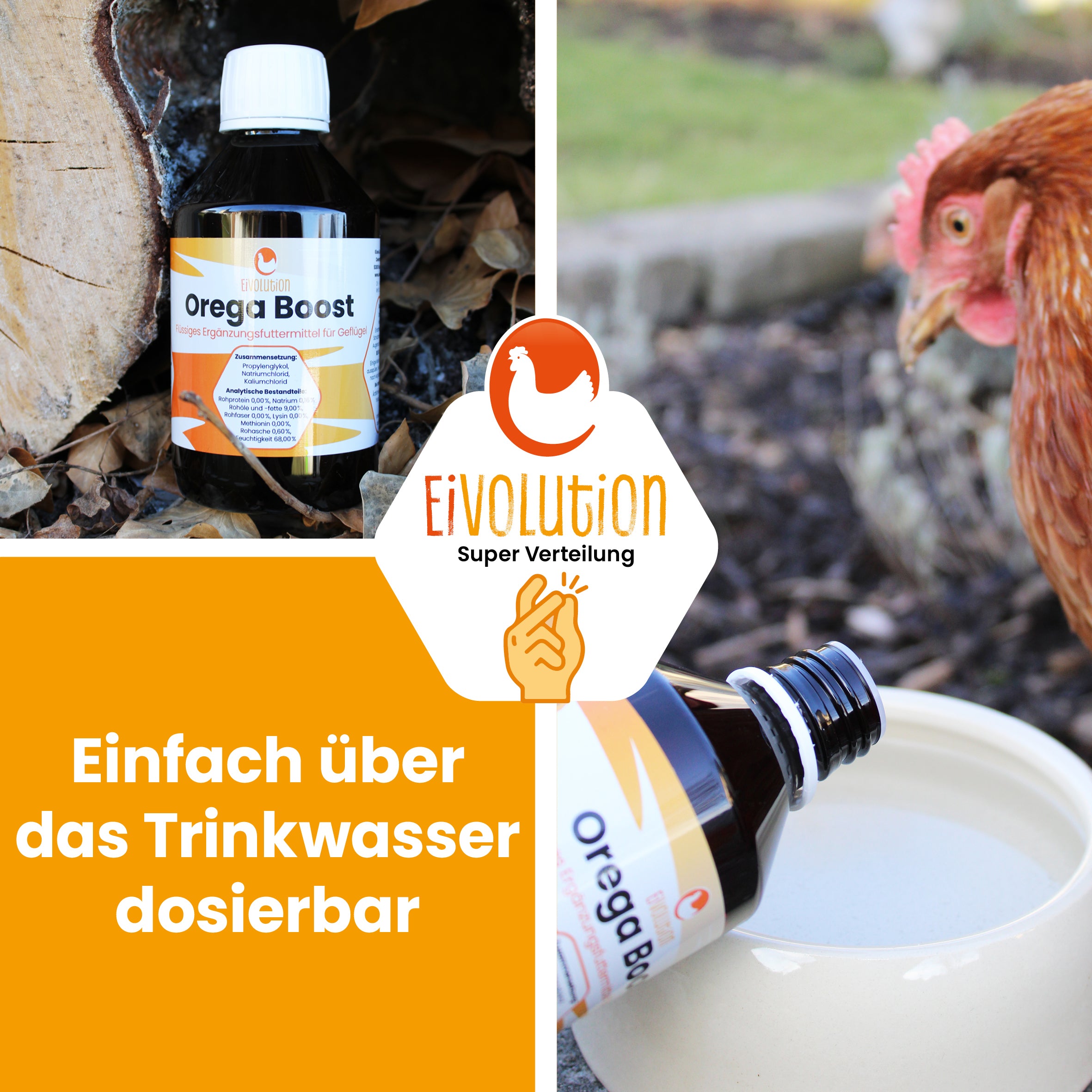 OregaBoost "Einfach über das Trinkwasser dosierbar"
