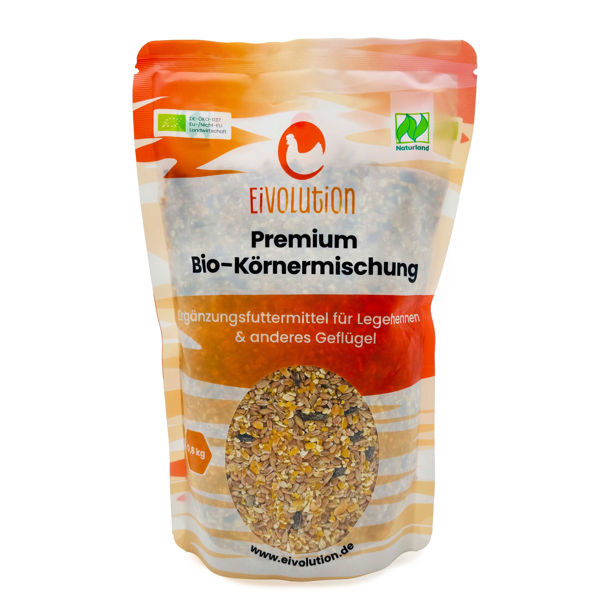 Premium Bio Körnermischung - Naturland zertifiziert, 0,8 kg