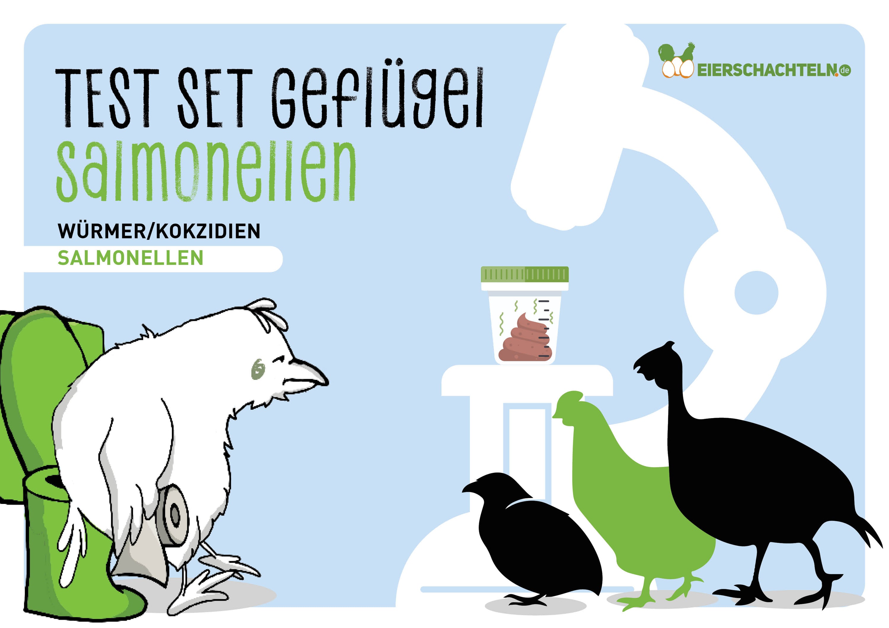 Stall-Check / Test auf Salmonellen – für Geflügelbetriebe & privat