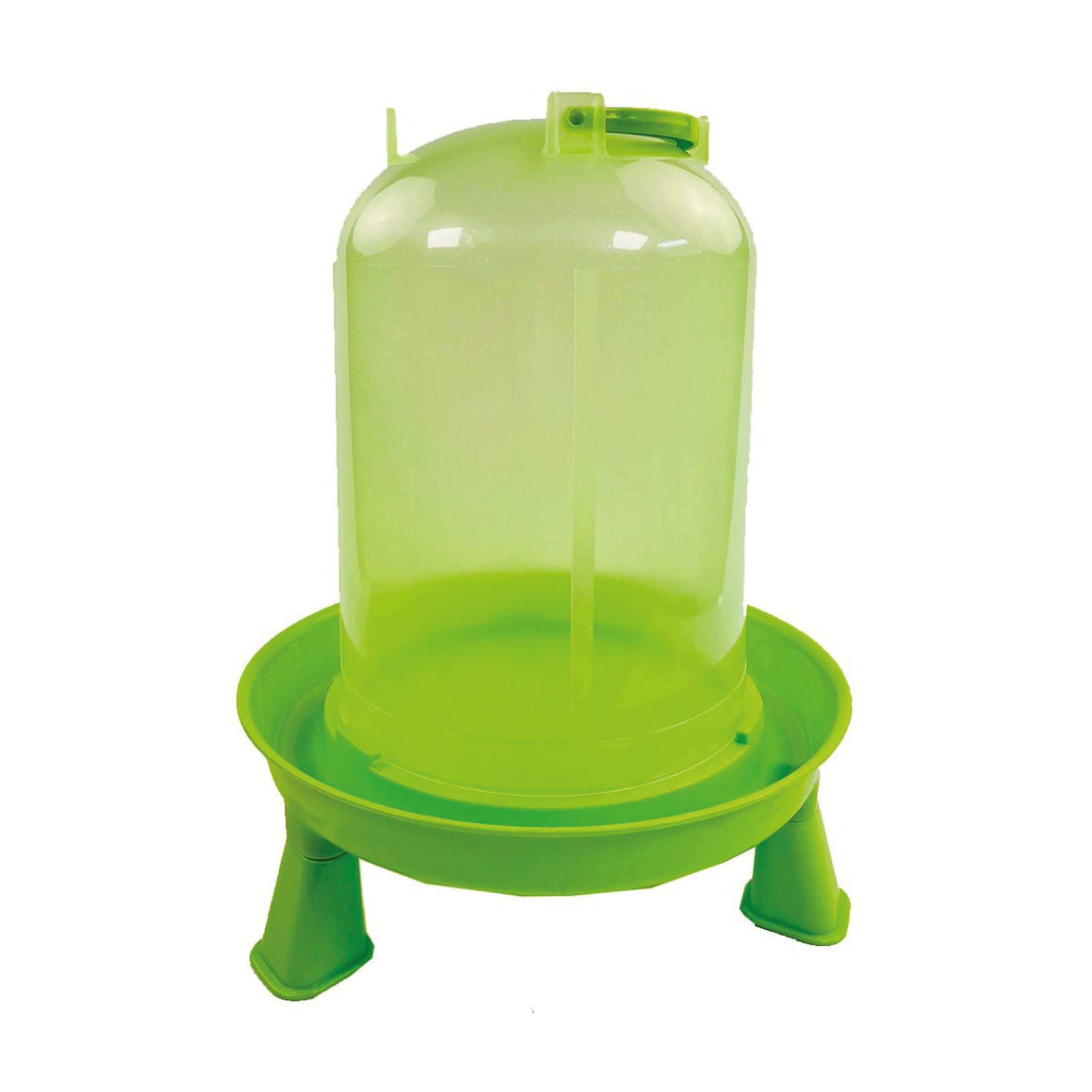 Geflügeltränke mit Bajonettverschluss und abnehmbaren Füßen, 8 Liter