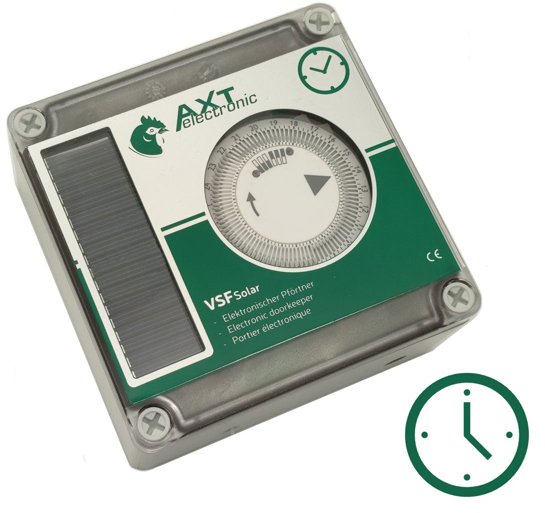 Axt Automatische Solar-Hühnerklappe VSF