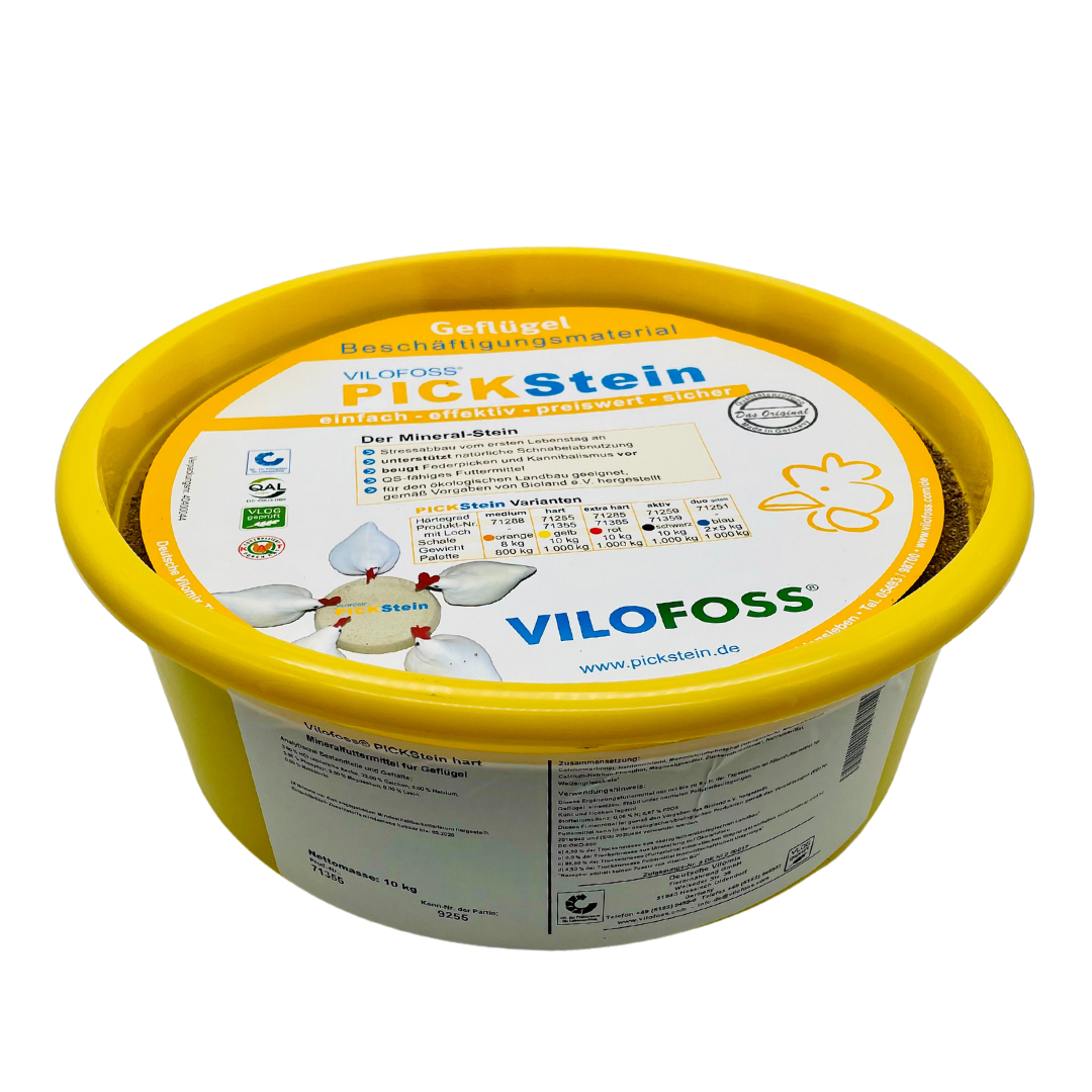 Pickstein / Mineralstein Vilofoss in der Verpackung
