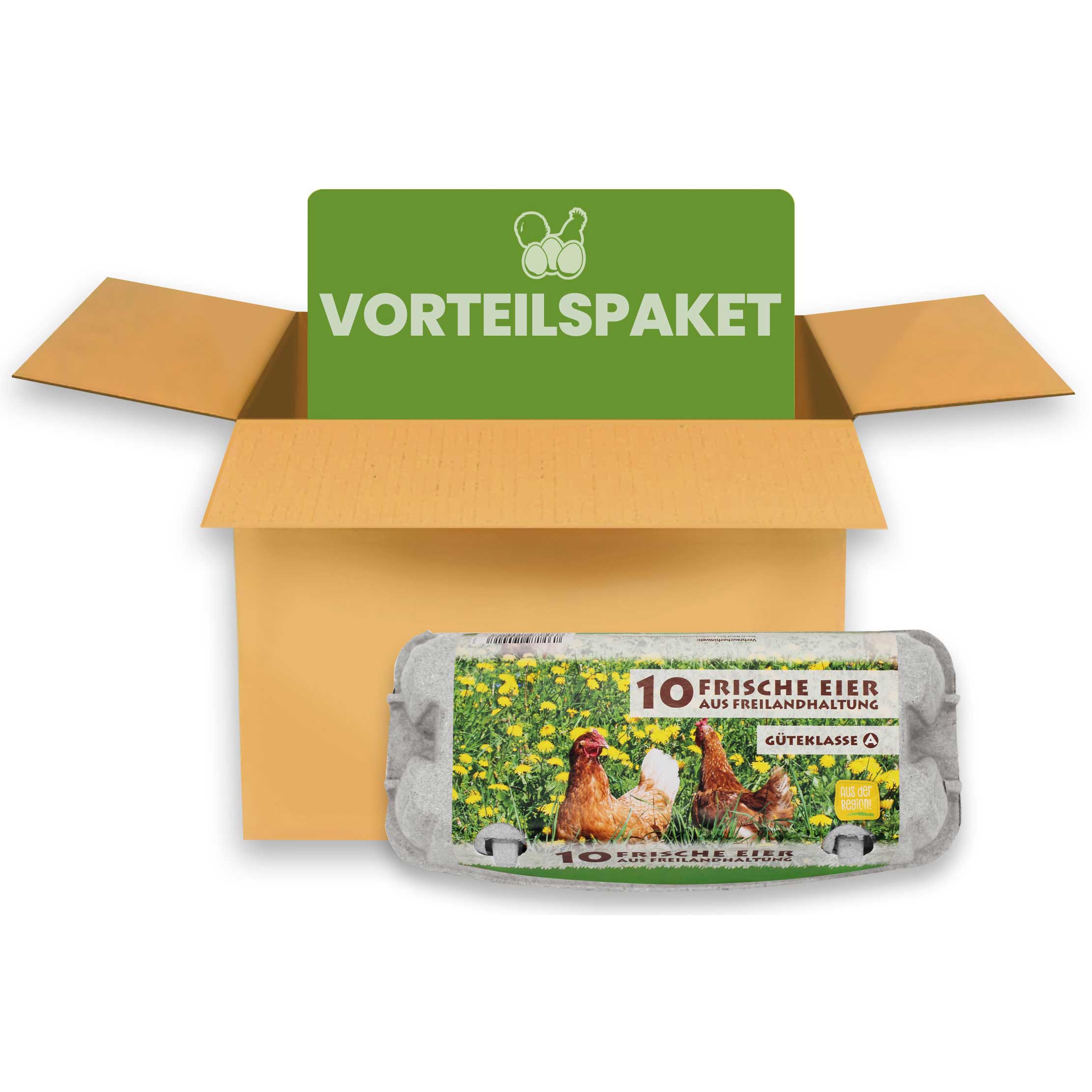 10er EuroPack mit Freiland-Etikett + Innendruck, Vorteilspaket