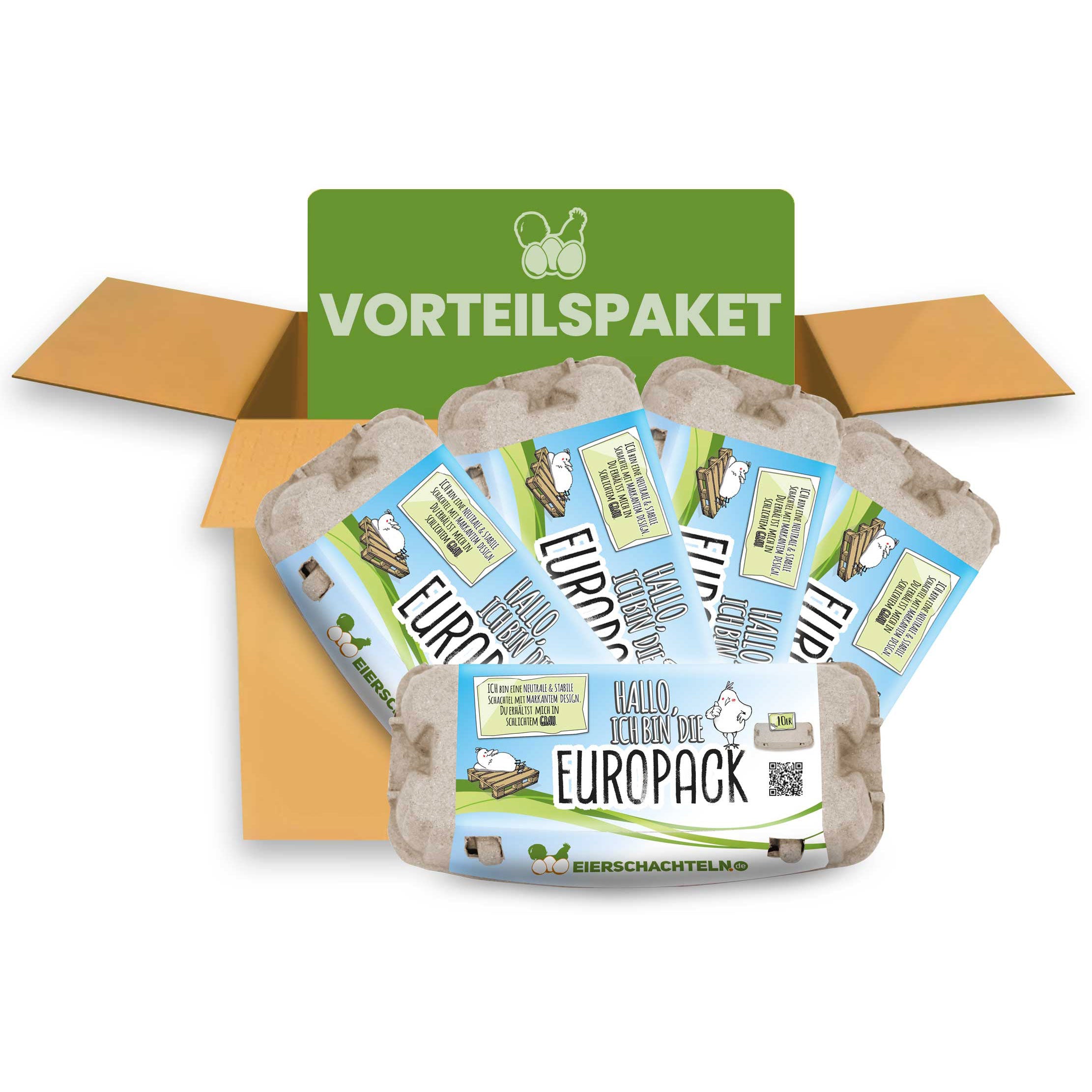 10er EuroPack mit eigenem Etikett, Vorteilspaket