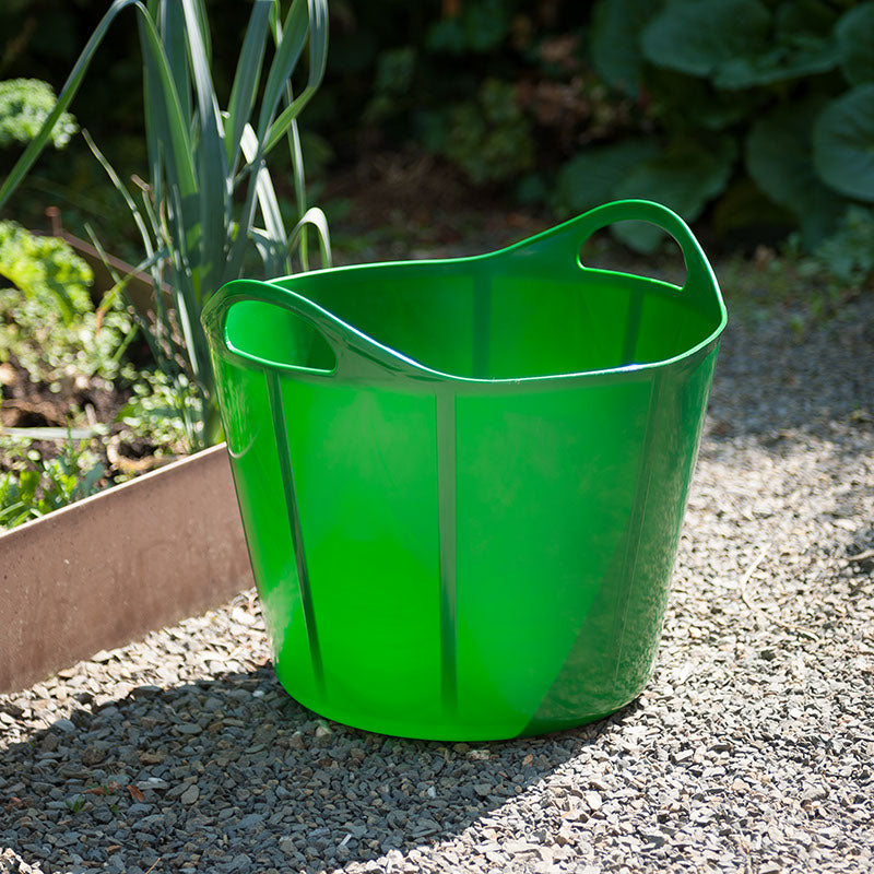 Flexi-Bottich, grün im Garten