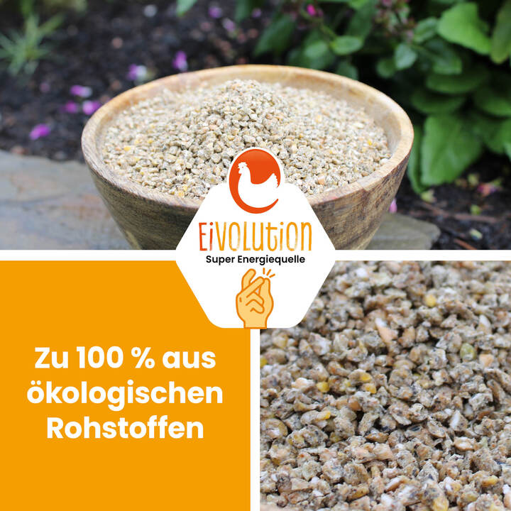 Proteinreiches Bio-Aufzuchtfutter für Geflügel "Zu 100% aus ökologischen Rohstoffen"