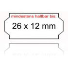 Preisetiketten 26x12 MHD