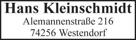 Bürostempel Modell 2 (37 x 11 mm), Beispielstempel schwarz