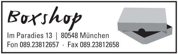 Bürostempel Modell 3 (49 x 15 mm), Beispielbild schwarz