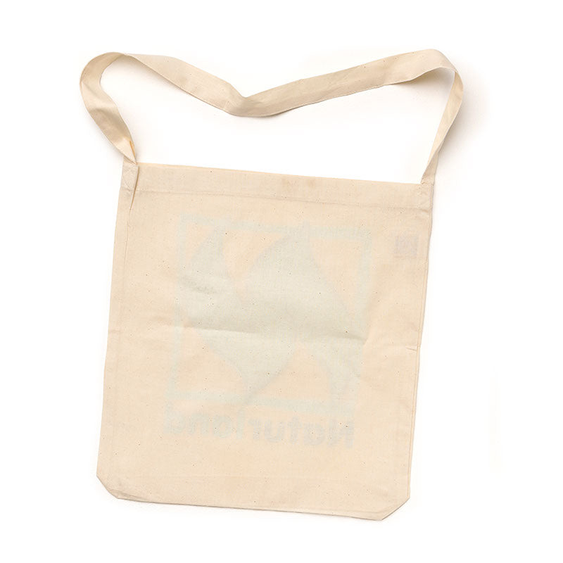 Stoff-Tragetasche – 100 % faire Baumwolle mit Naturland-Logo, Rückseite