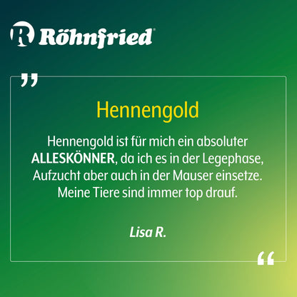 Hennengold Tränkenzusatz, Kundenrezension