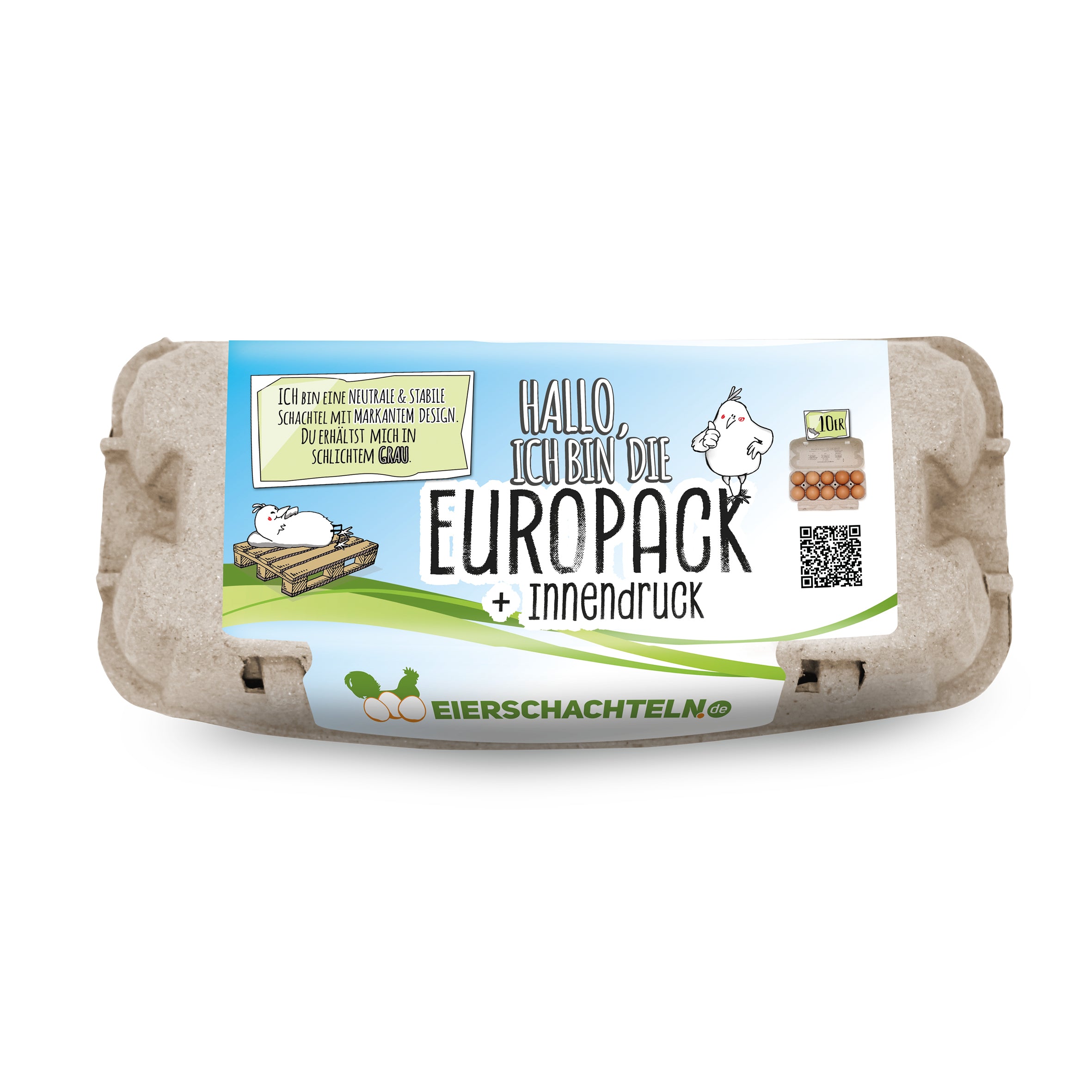 280 Stück 10er EuroPack mit eigenem Etikett + Innendruck , Vorteilspaket