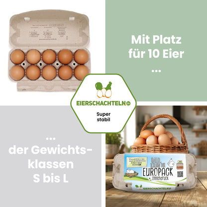 2800 Stück (Palette) 10er EuroPack mit individuellem Etikett + Innendruck inkl. Etikettengestaltung